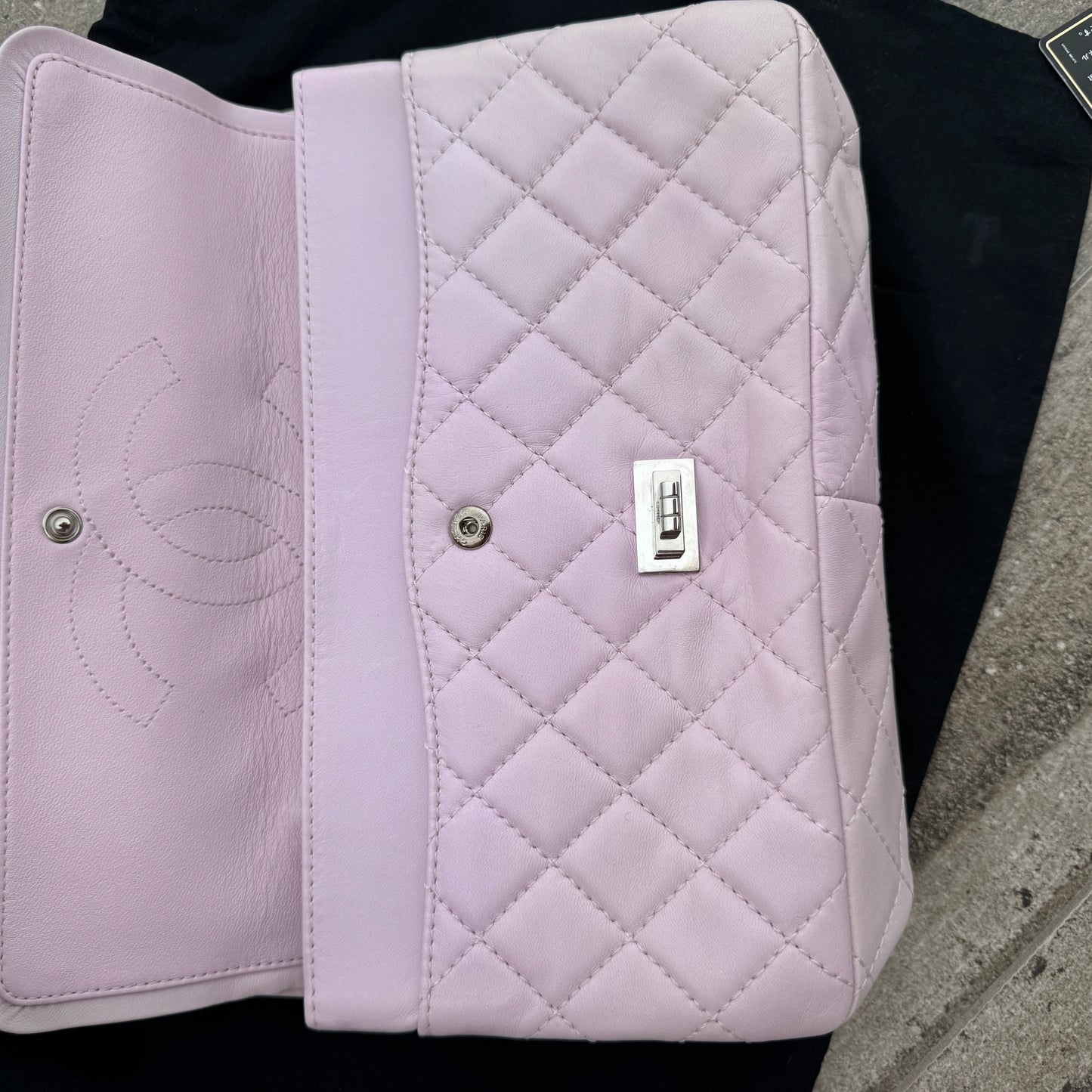 Chanel Reissue 226 Double Flap Calfskin Shoulder Bag