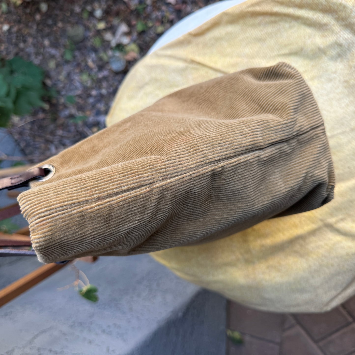 Fendi Vintage Corduroy Tote