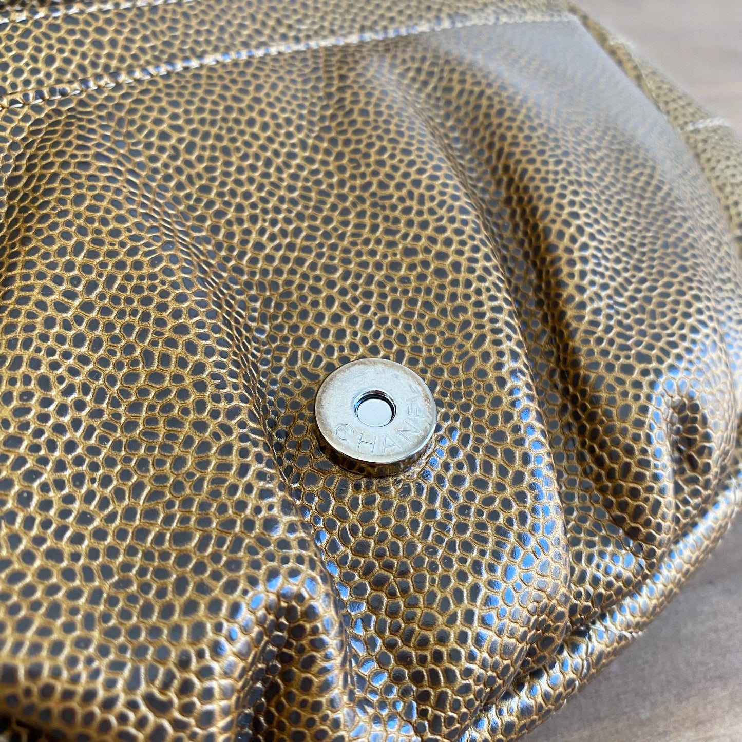 Chanel Caviar Half Moon Crossbody