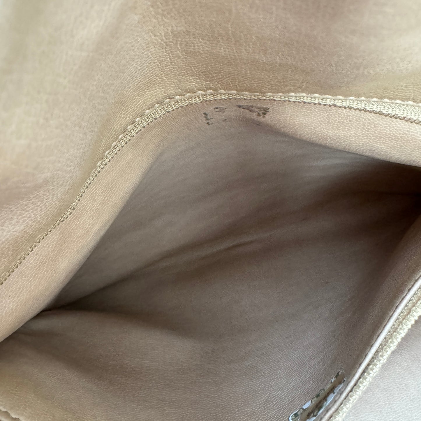 Chanel Vintage CC Chain Leather Shoulder Bag