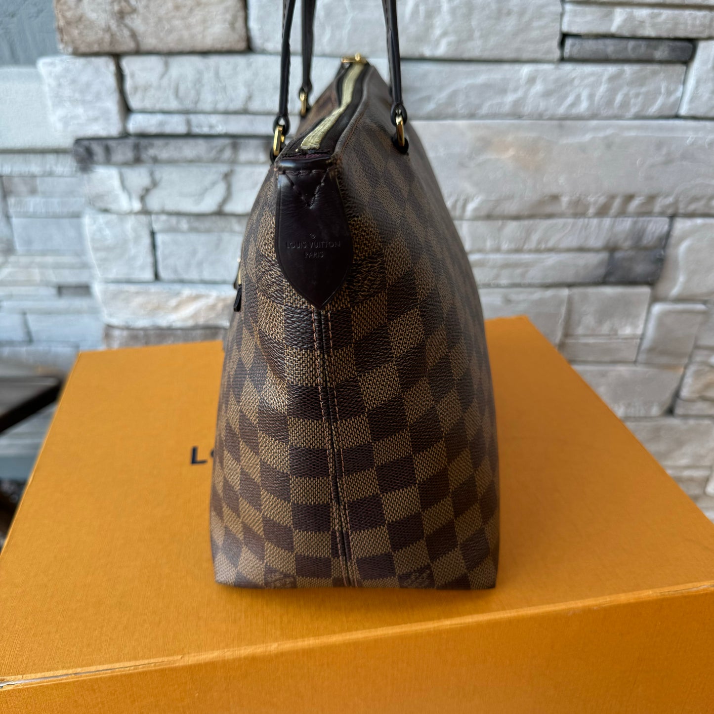 Louis Vuitton Iena PM Damier Ebene Tote