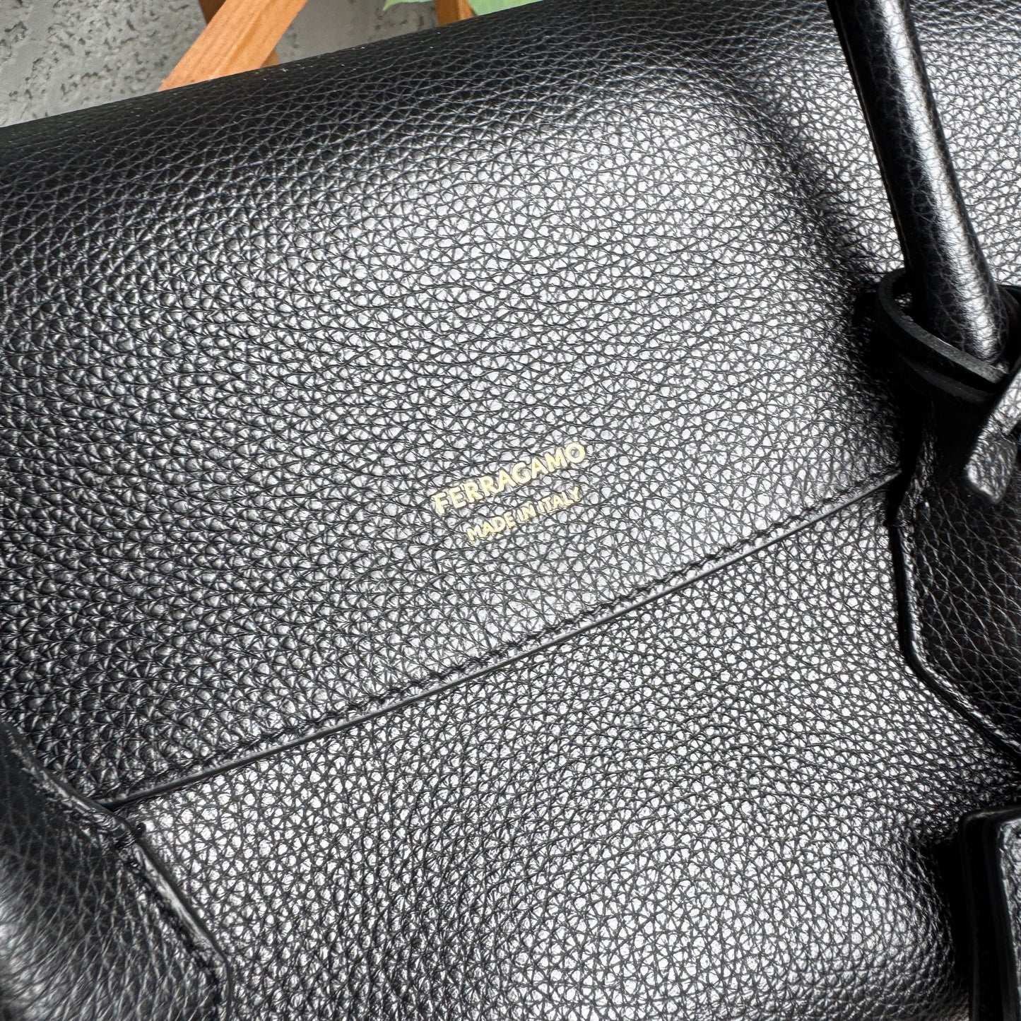 Ferragamo East-West Shoulder Tote