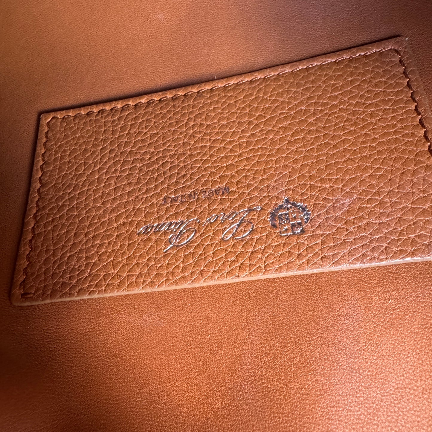 Loro Piana Milky Way Odessa Leather Crossbody
