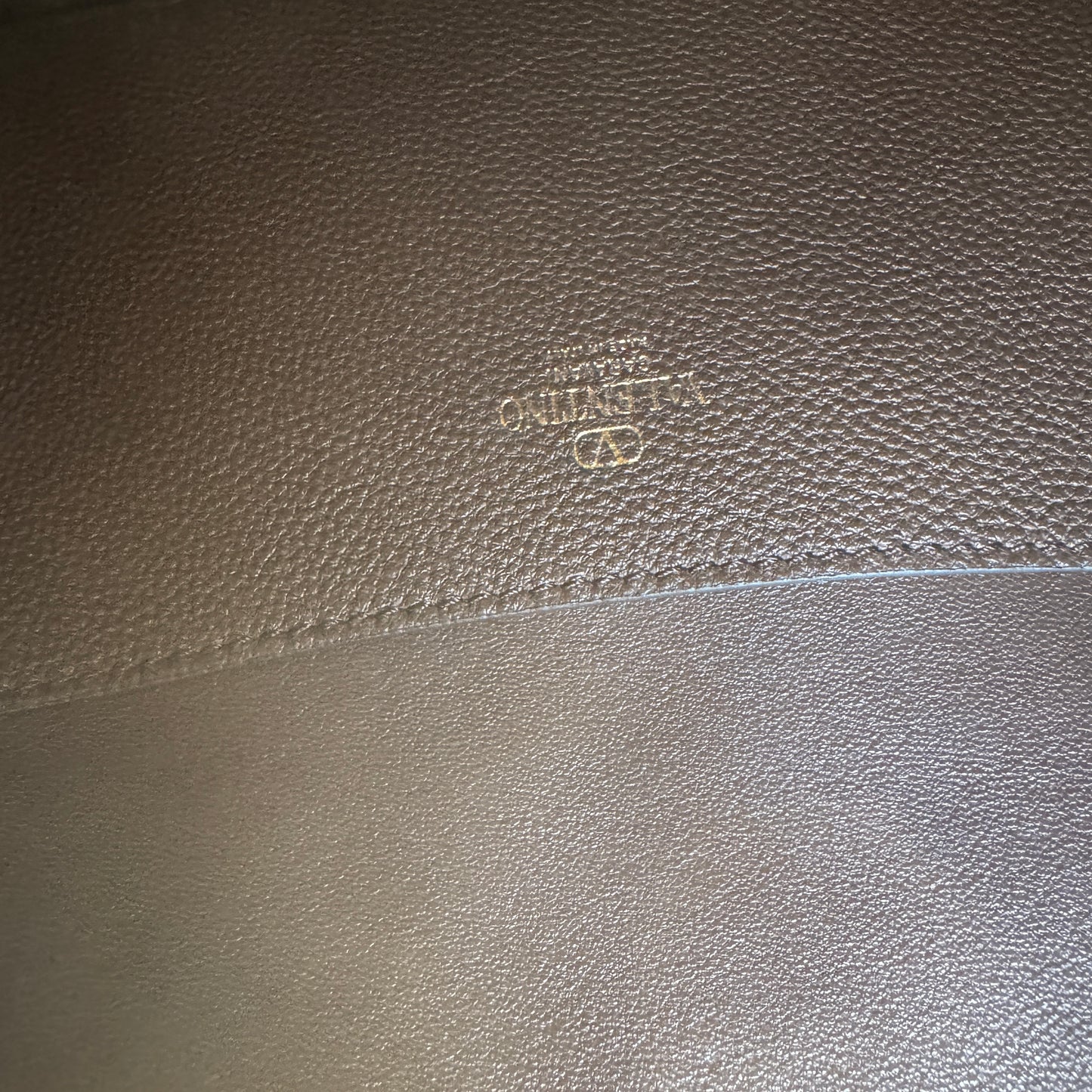 Valentino Garavani Rockstud Leather Hobo Bag