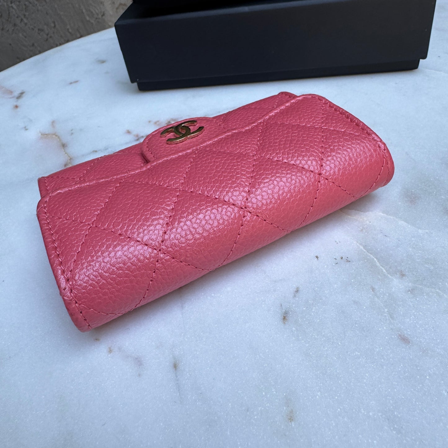 Chanel Caviar Classic Flap Card Holder Wallet