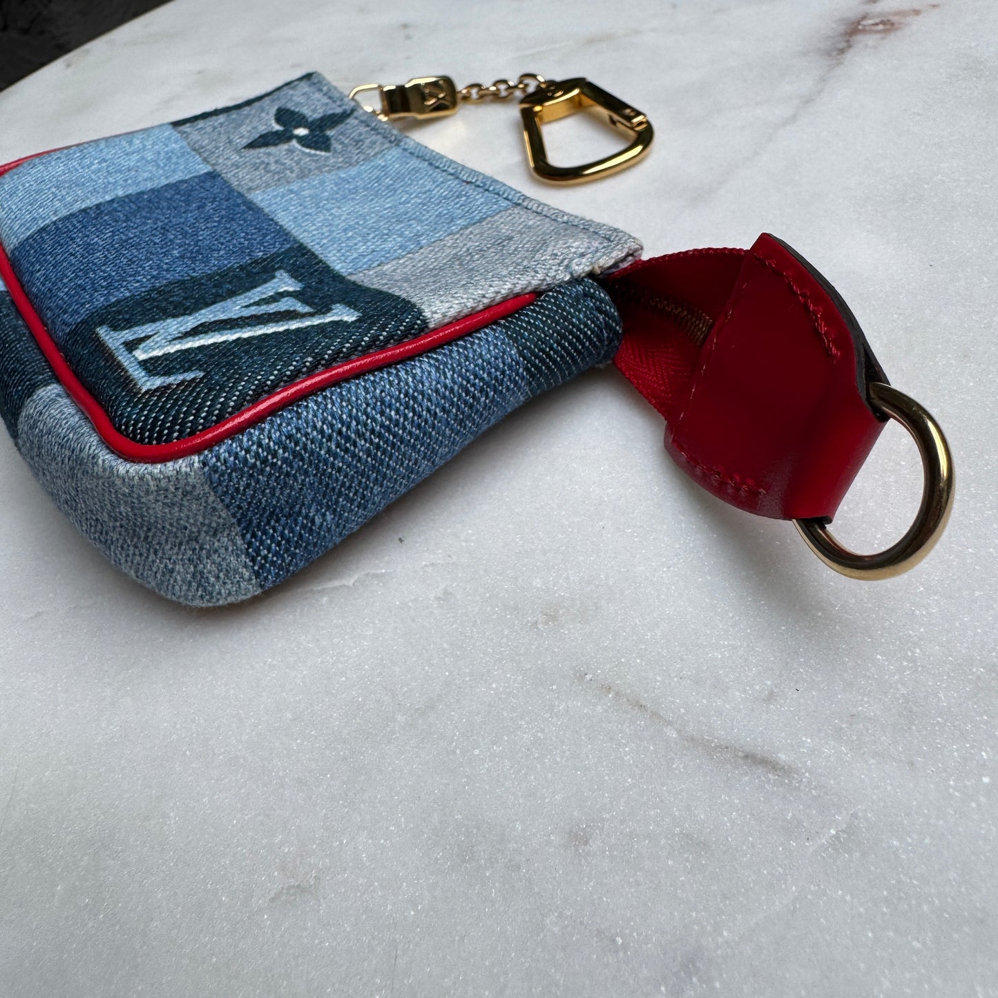 Louis Vuitton Monogram Denim Micro Pochette Accessoires
