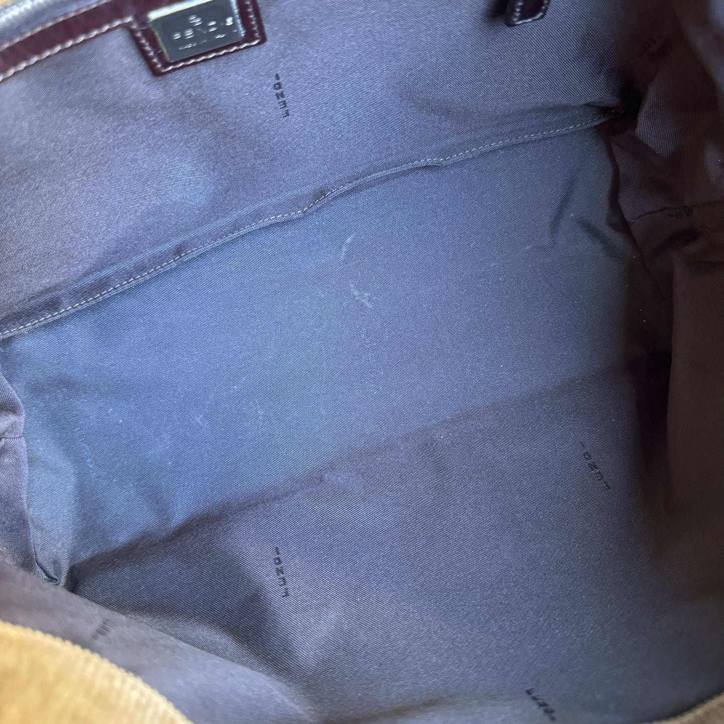 Fendi Vintage Corduroy Tote