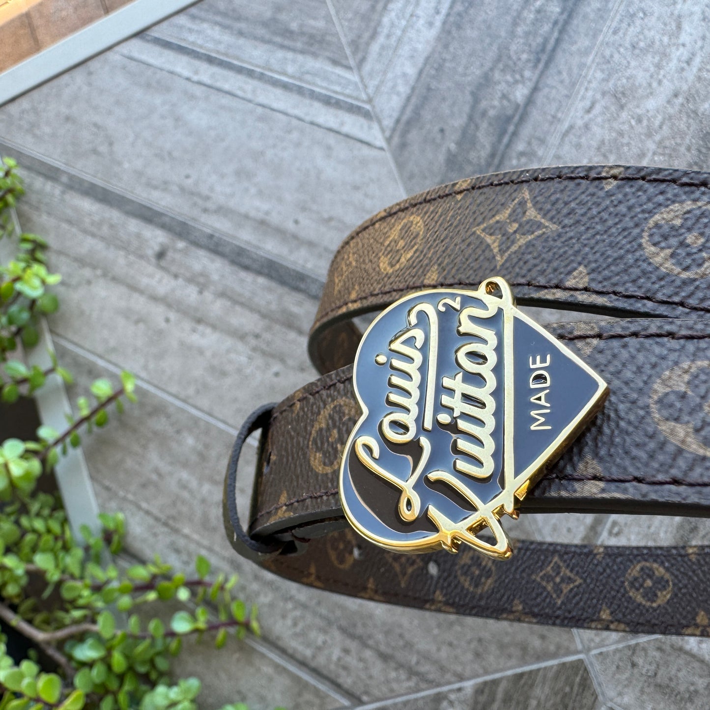 Louis Vuitton x Nigo Monogram Canvas Shoulder Strap