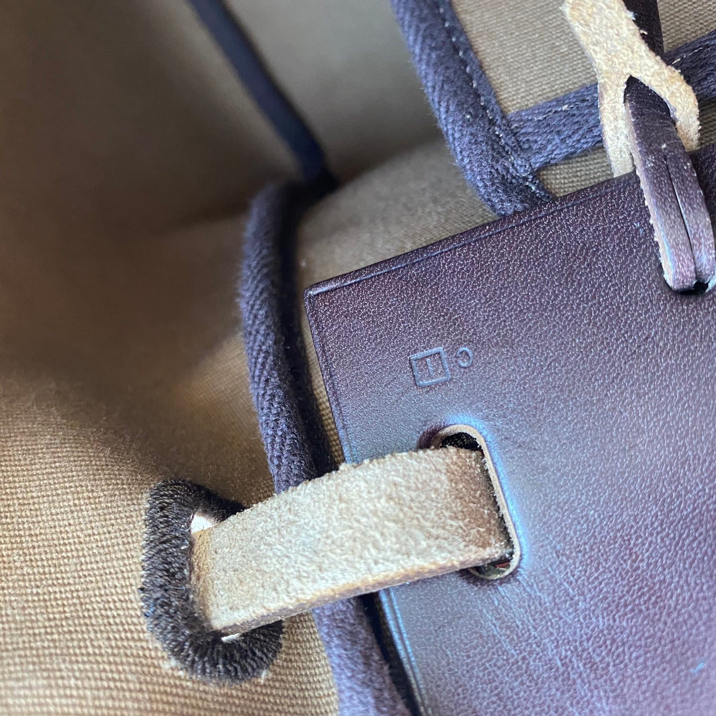 Hermès Herbag Toile Cabas PM Shoulder Bag