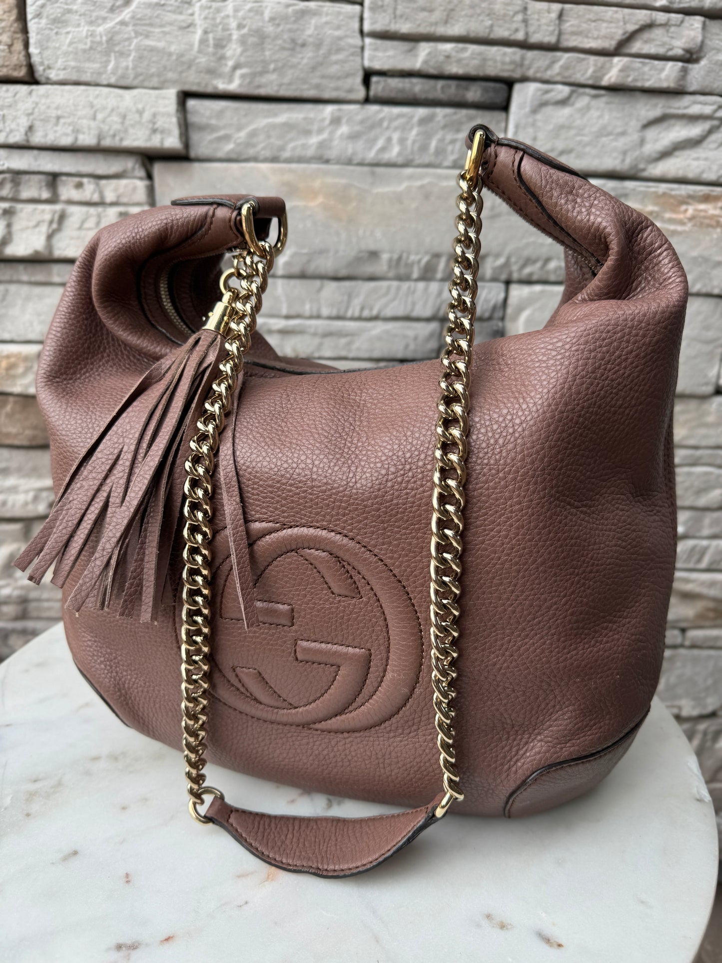 Gucci Medium Soho Chain Hobo