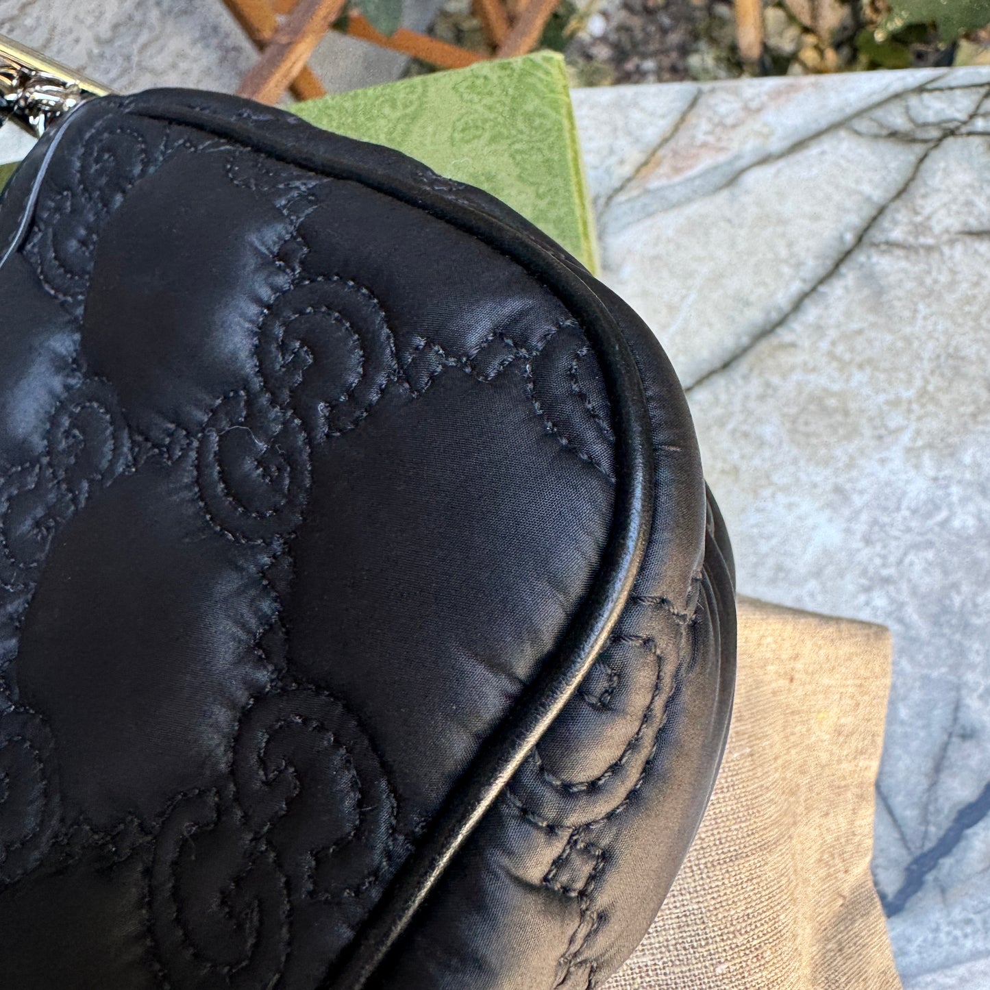 Gucci Matelasse Nylon GG Quilted Crossbody