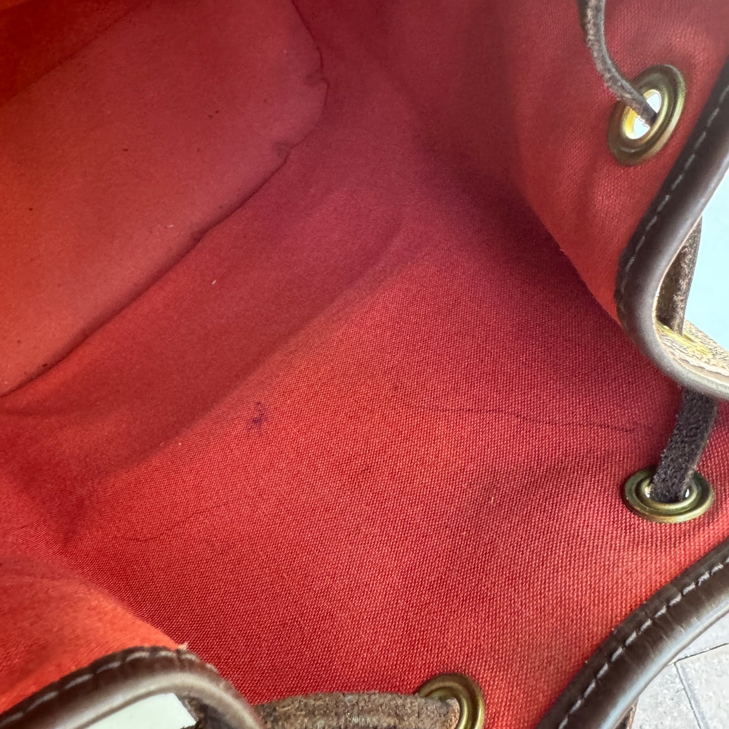 Louis Vuitton Vintage Damier Ebene Montsouris Backpack