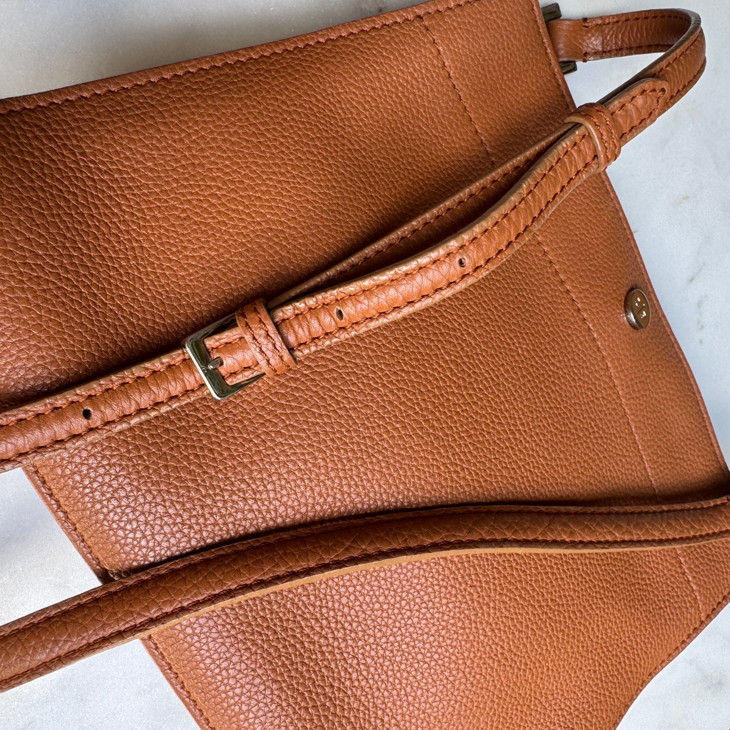 Loro Piana Milky Way Odessa Leather Crossbody