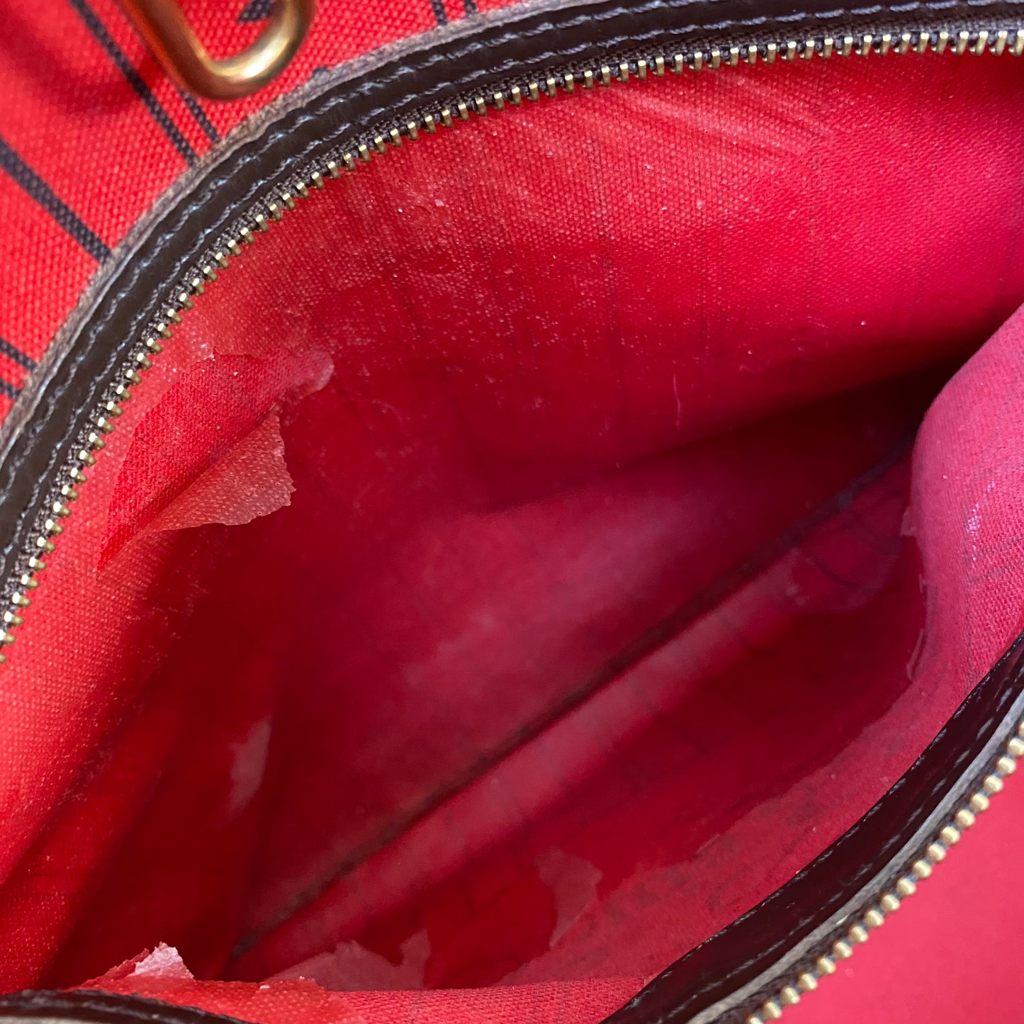 Louis Vuitton Damier Ebene Neverfull MM Tote