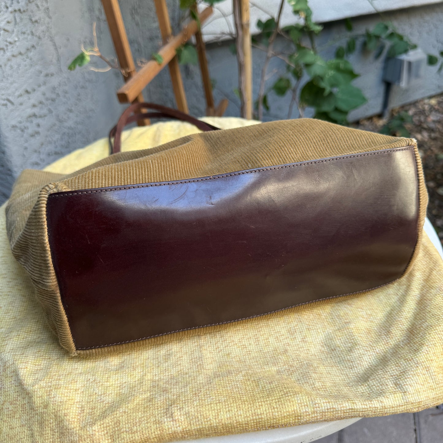 Fendi Vintage Corduroy Tote