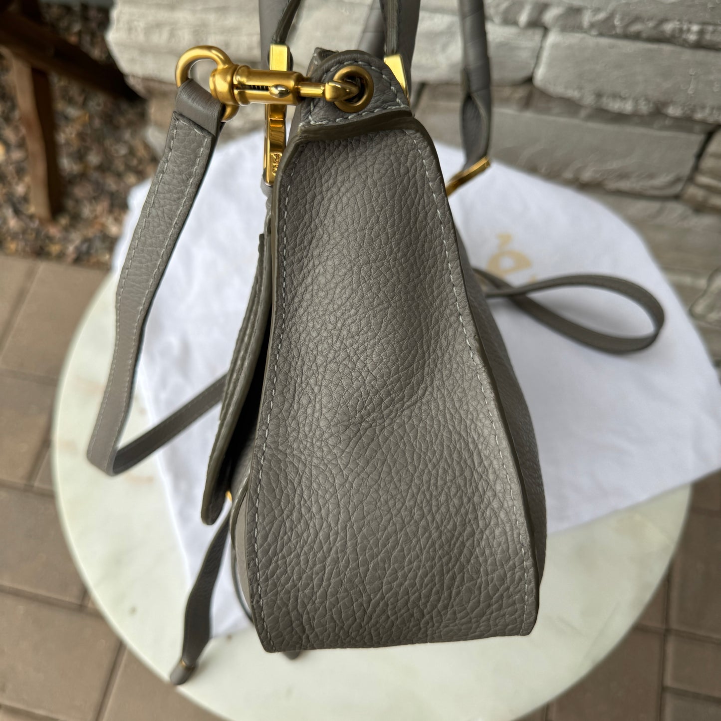 Chloé Small Marcie Double Carry Leather Crossbody