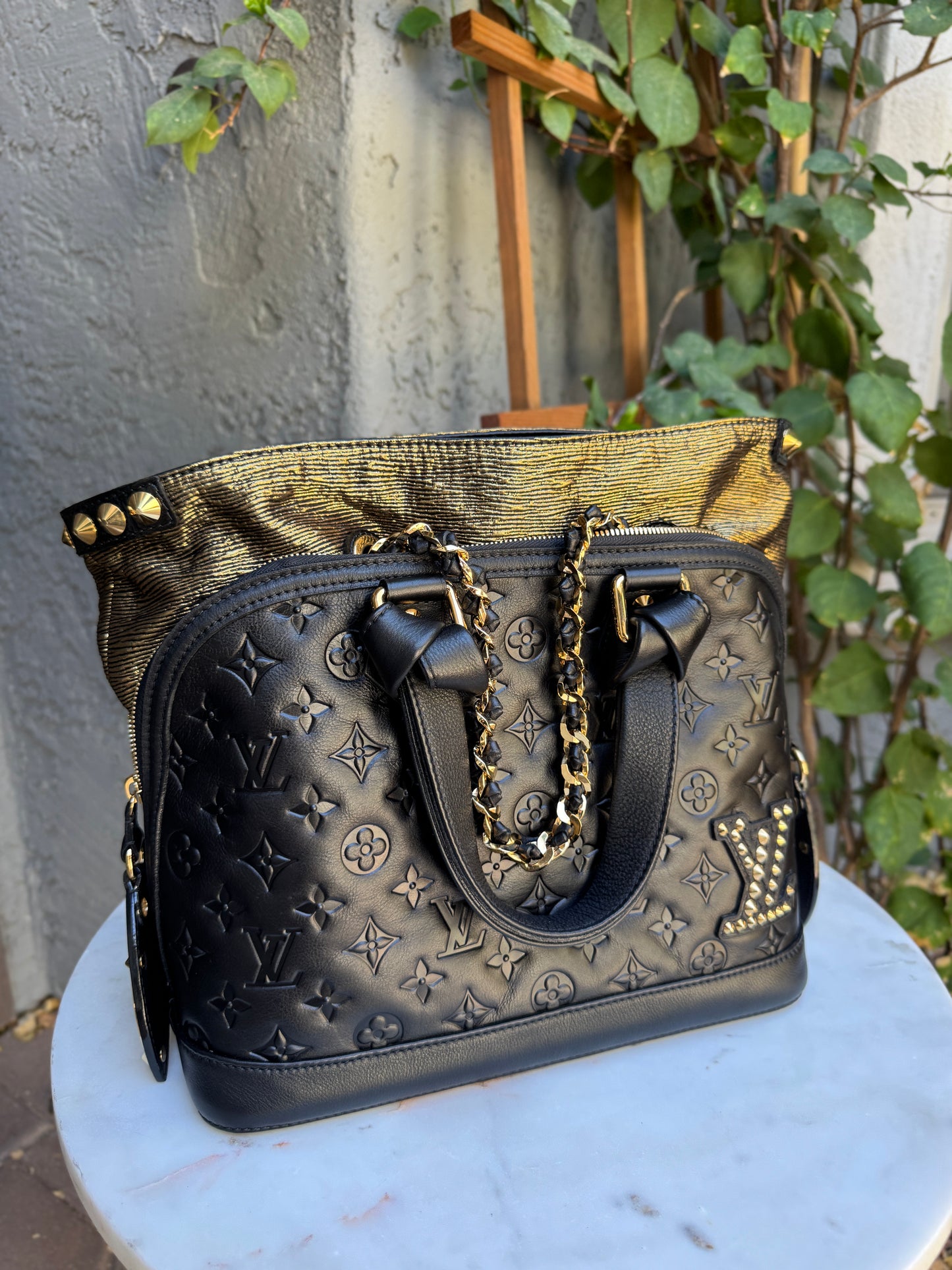 Louis Vuitton Monogram Double Jeu Neo Alma Satchel