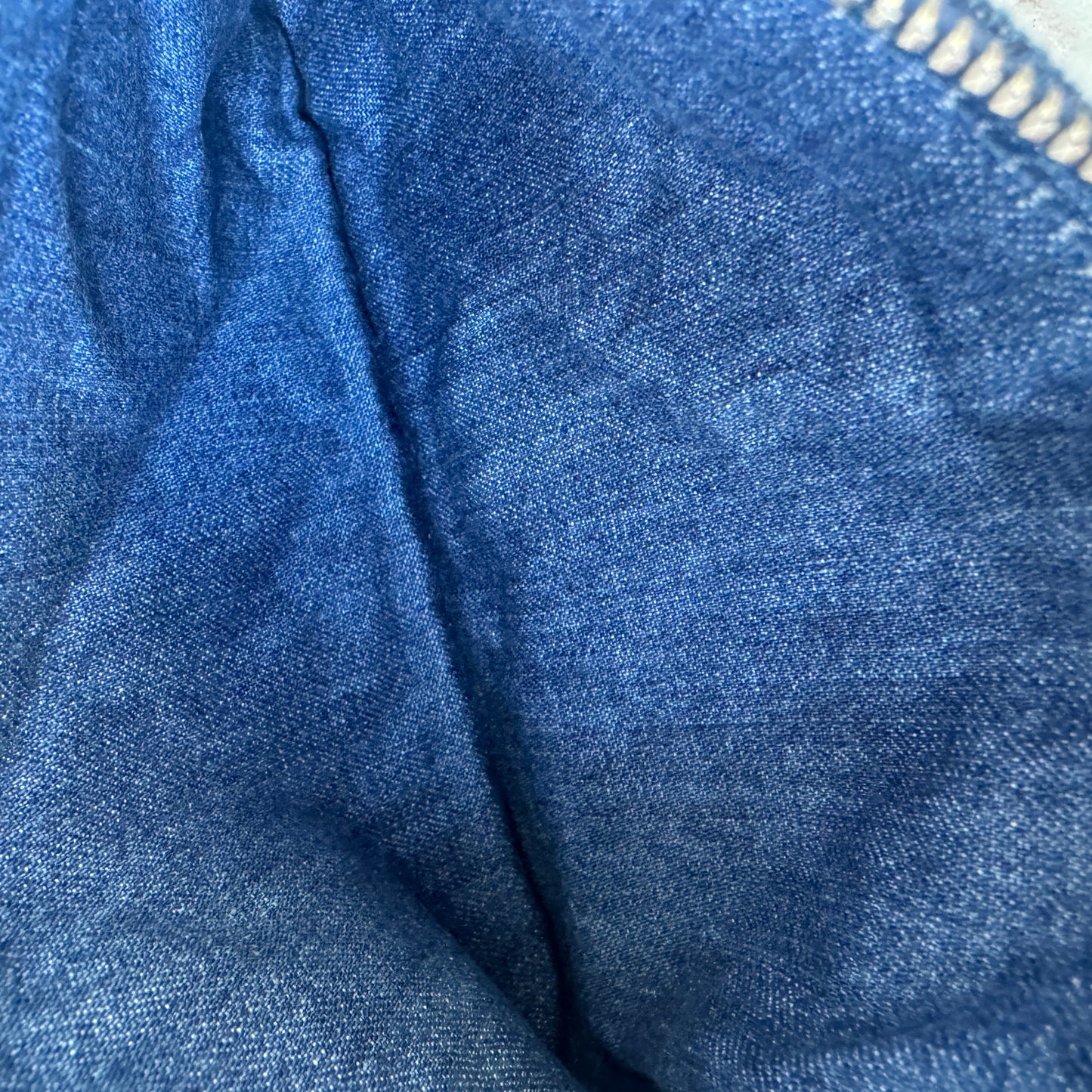 Chanel Large Denim Shopping Bag w/ Pouch