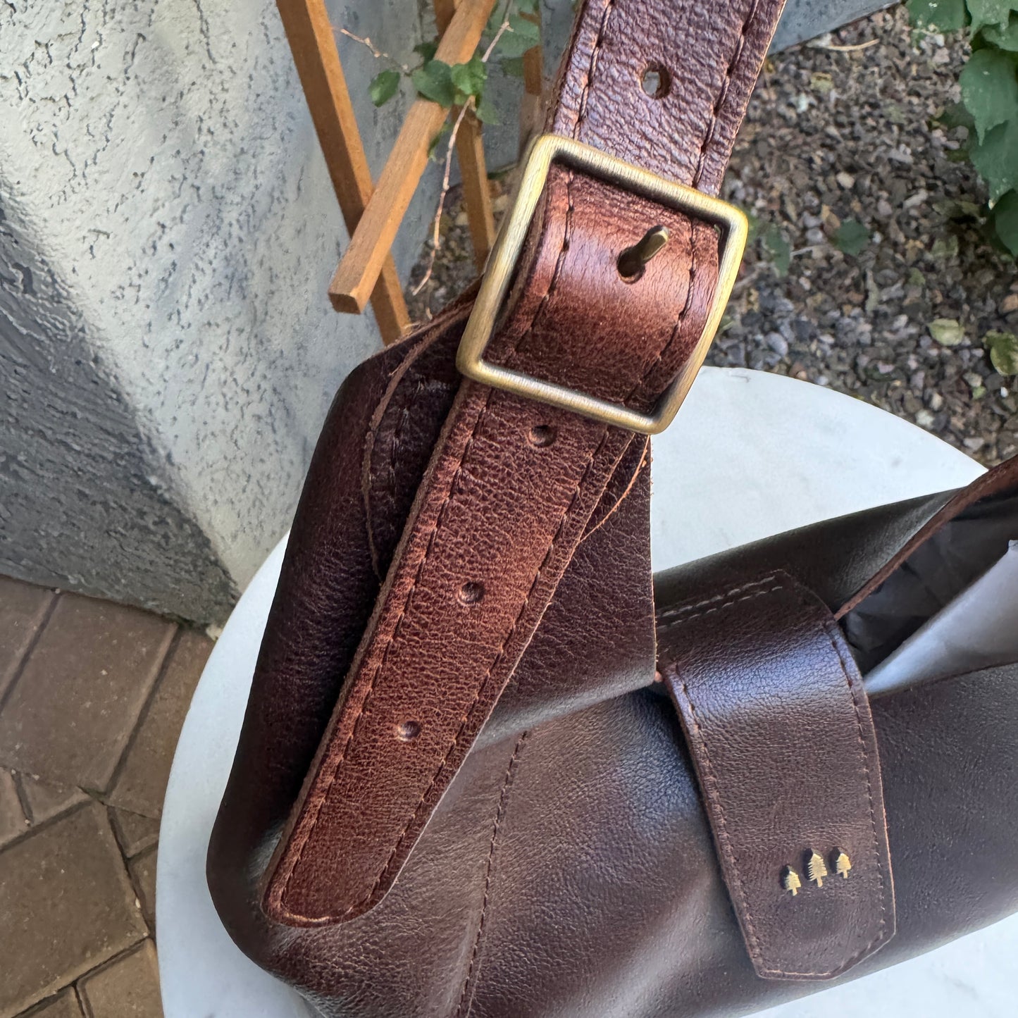 Portland Leather Flora Shoulder Bag