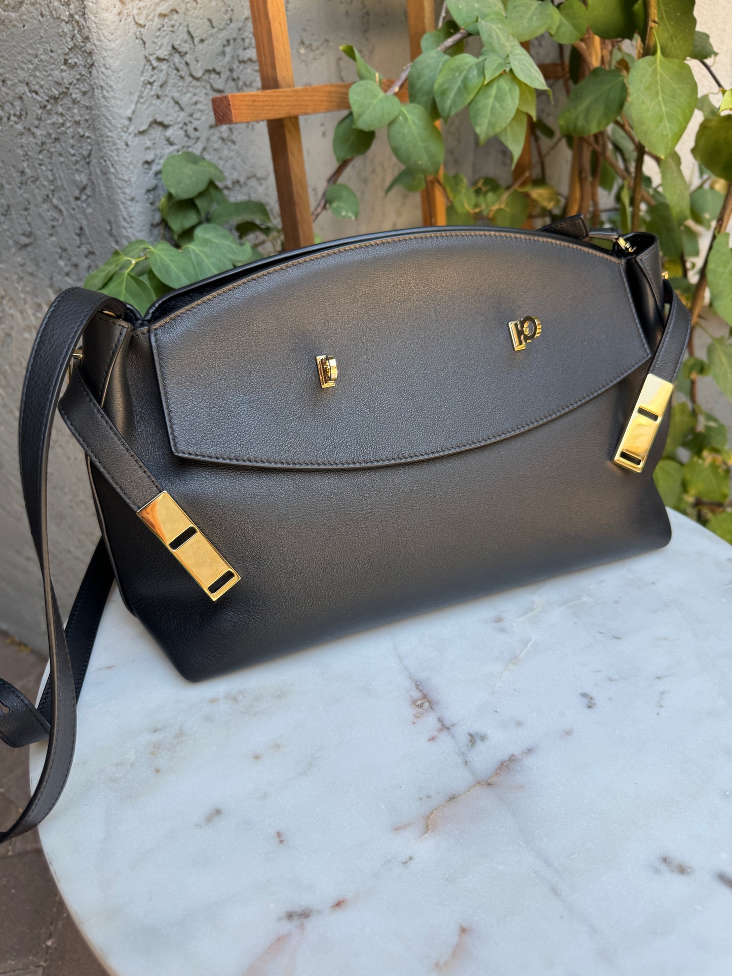 Ferragamo Large Hug Pouch Crossbody