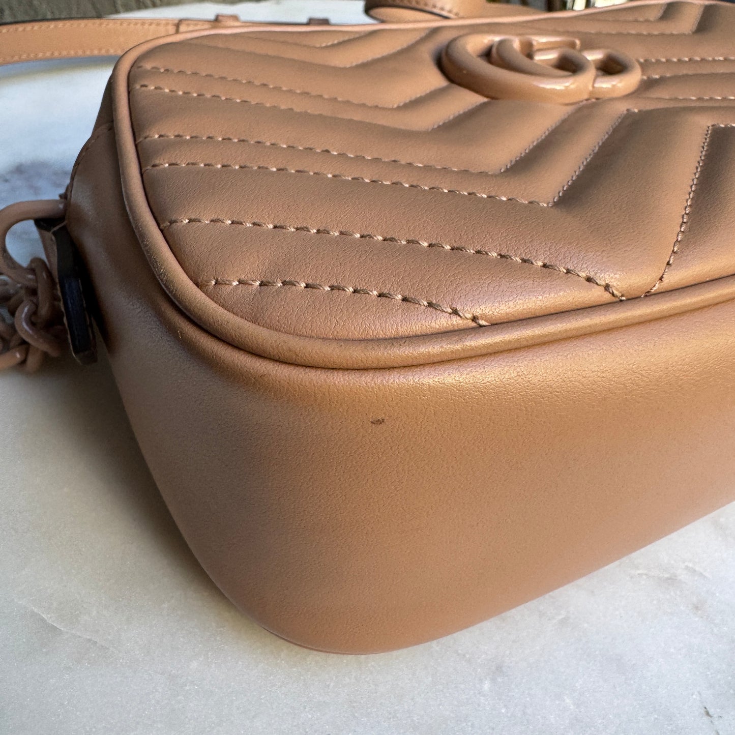 Gucci GG Small Matelassé Marmont Crossbody