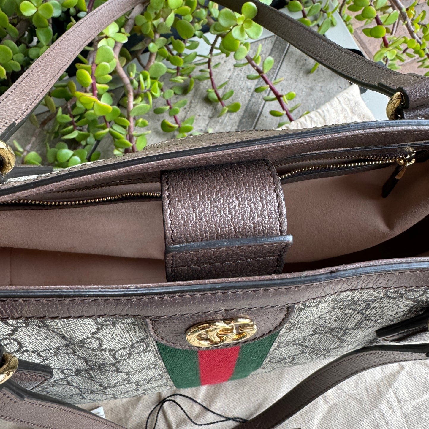 Gucci GG Supreme Monogram Medium Ophidia Shopping Tote