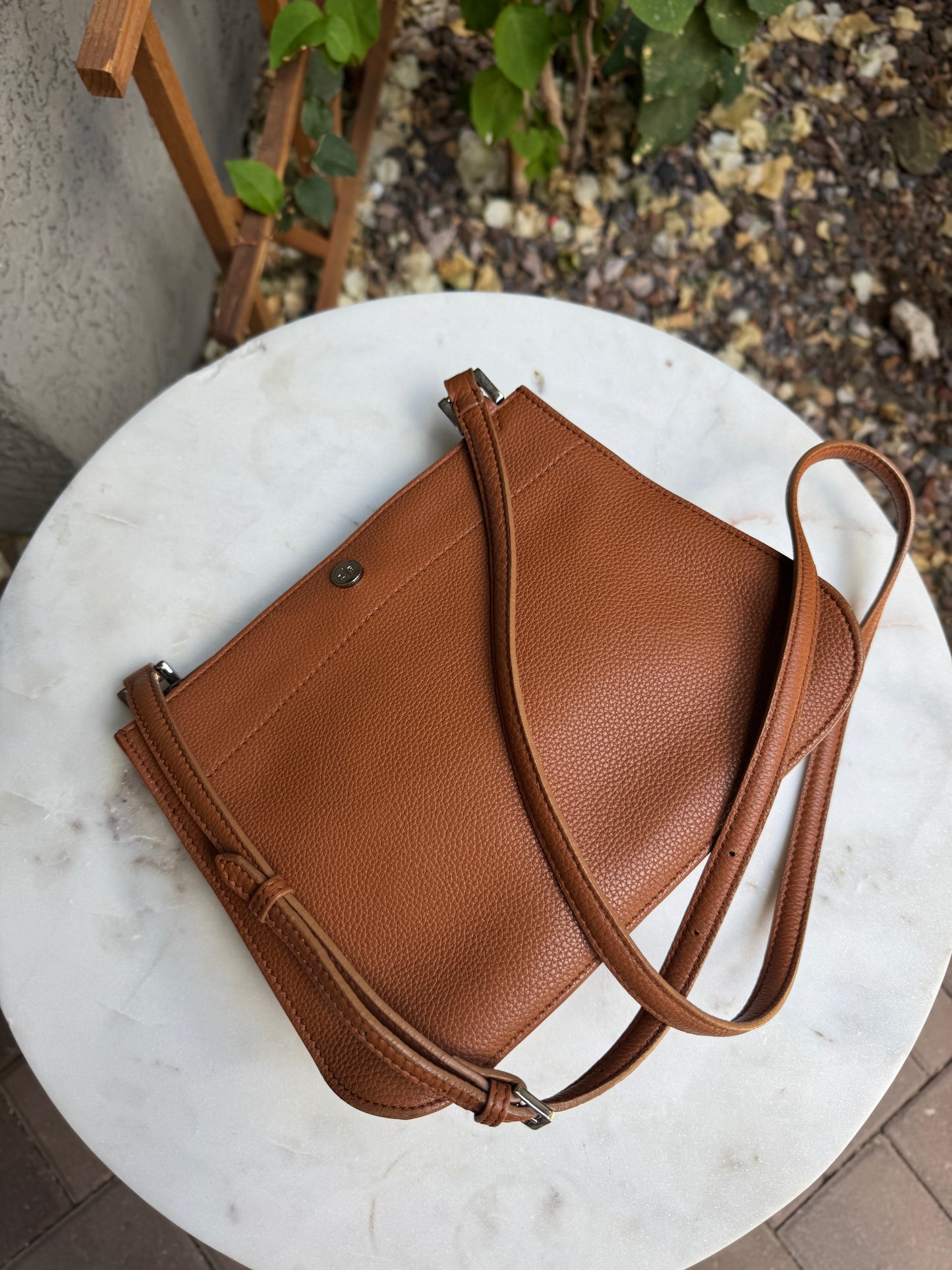 Loro Piana Milky Way Odessa Leather Crossbody