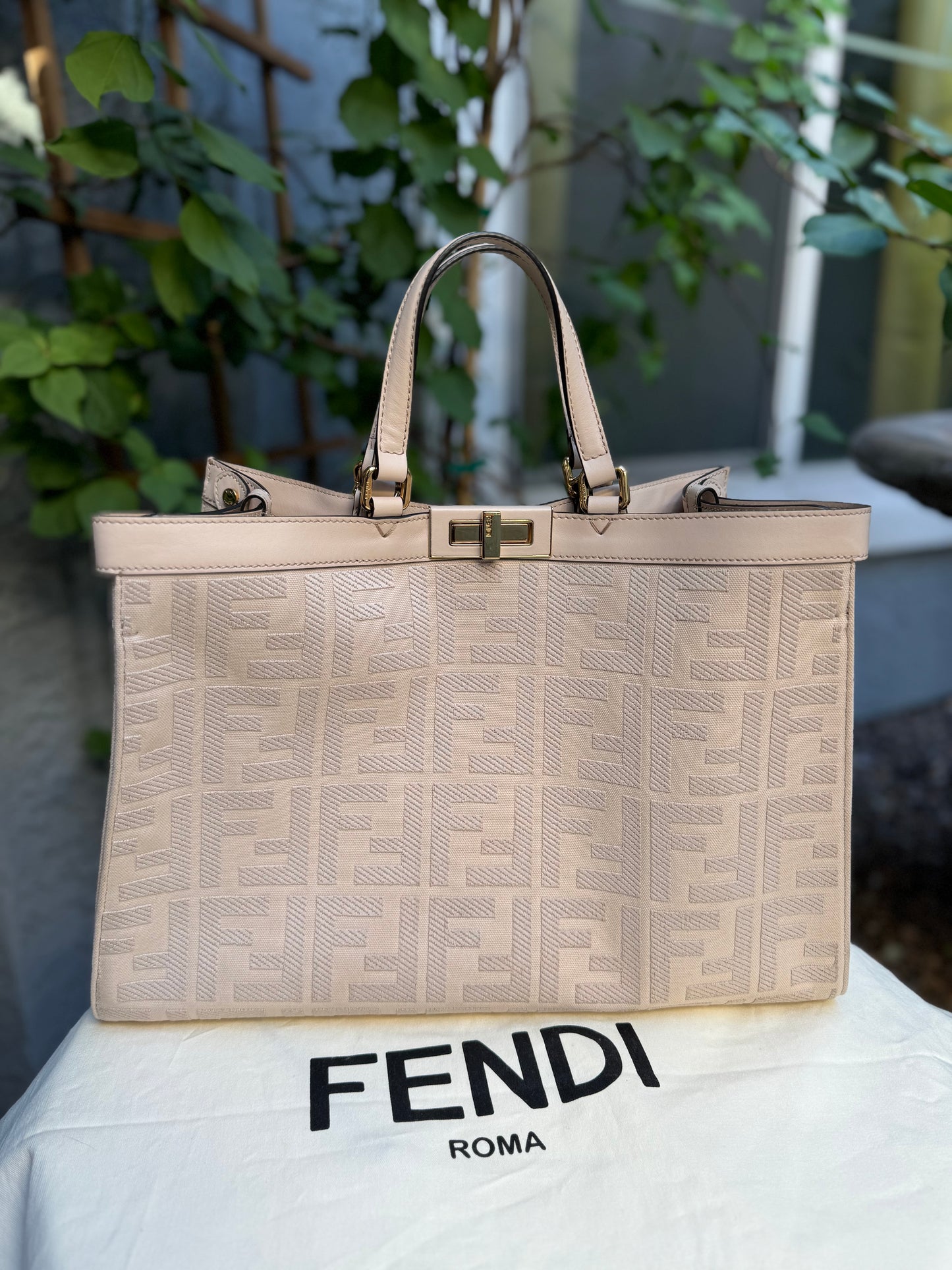 Fendi Zucca Peekaboo X-Tote