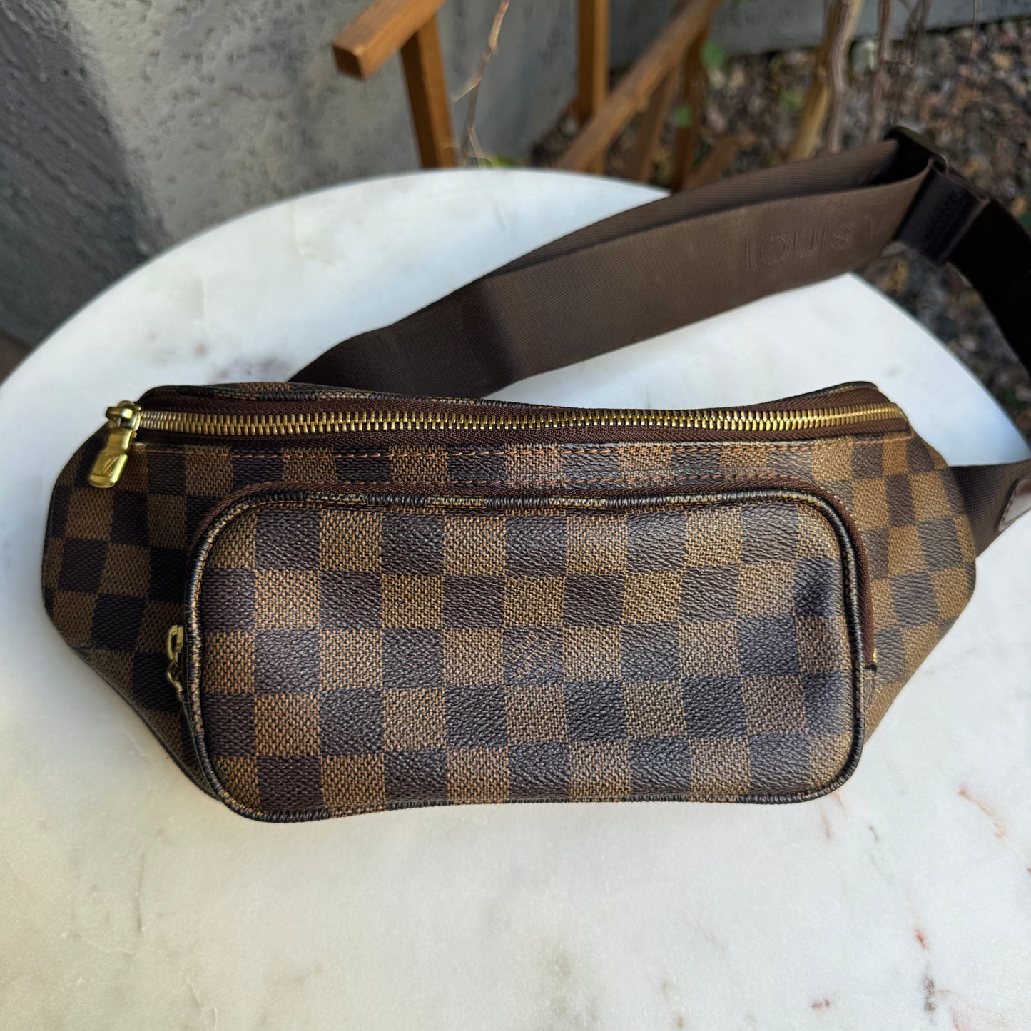 Louis Vuitton Damier Ebene Melville Belt Bag