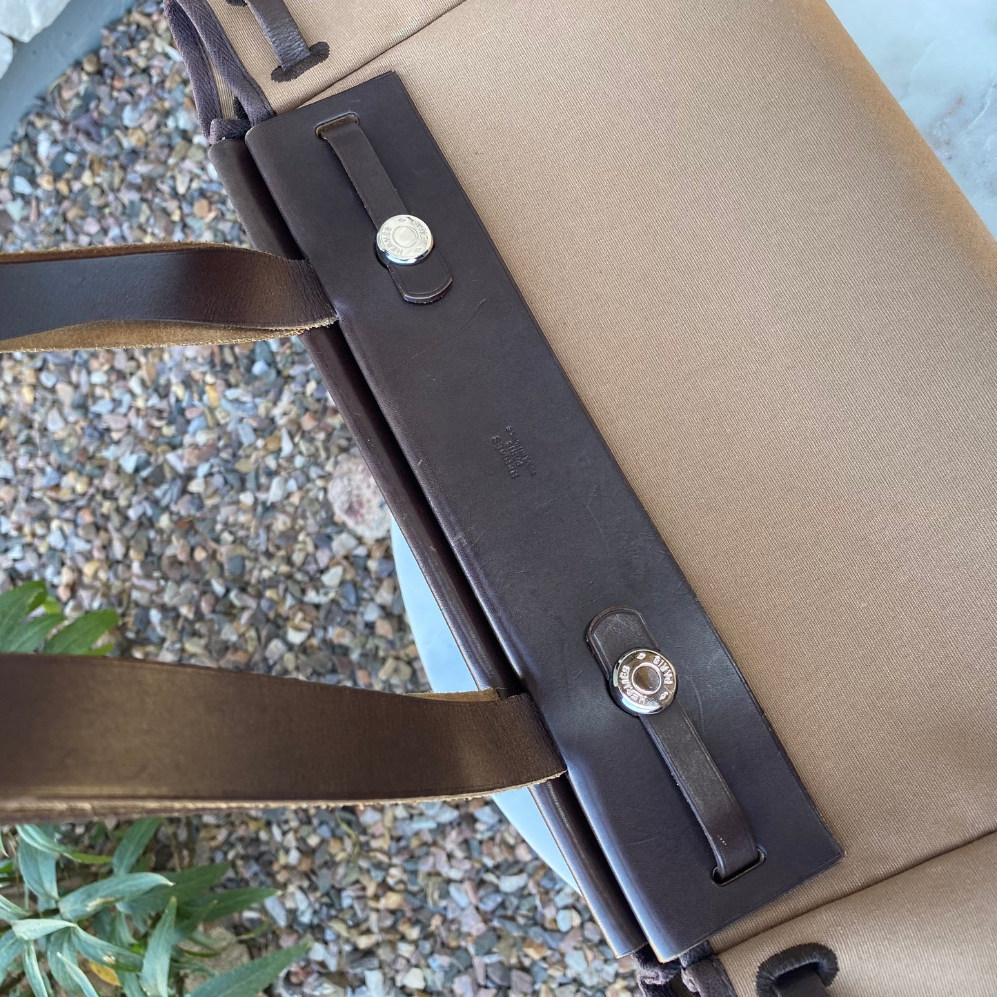 Hermès Herbag Toile Cabas PM Shoulder Bag