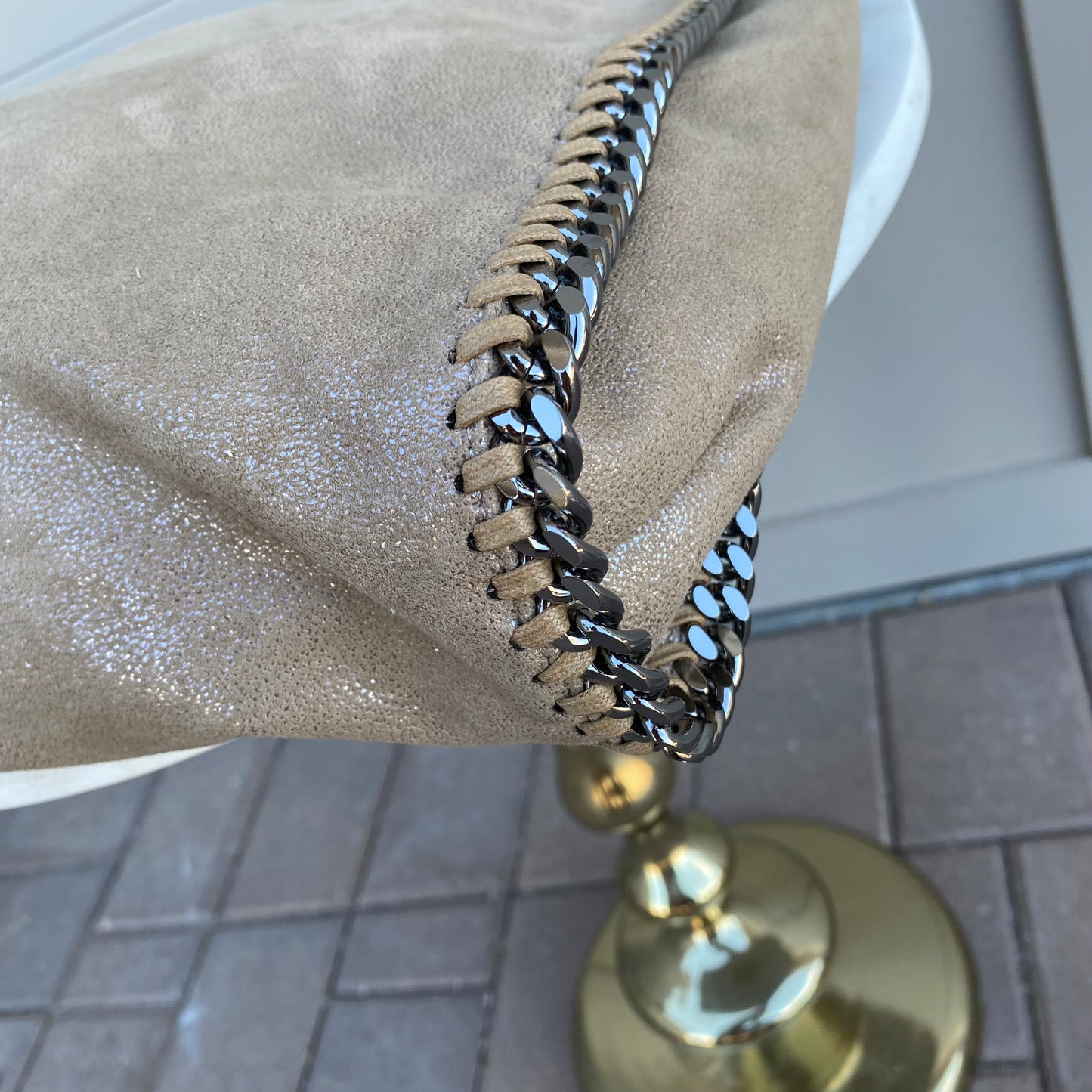 Stella McCartney Shaggy Deer Large Falabella with Pouch