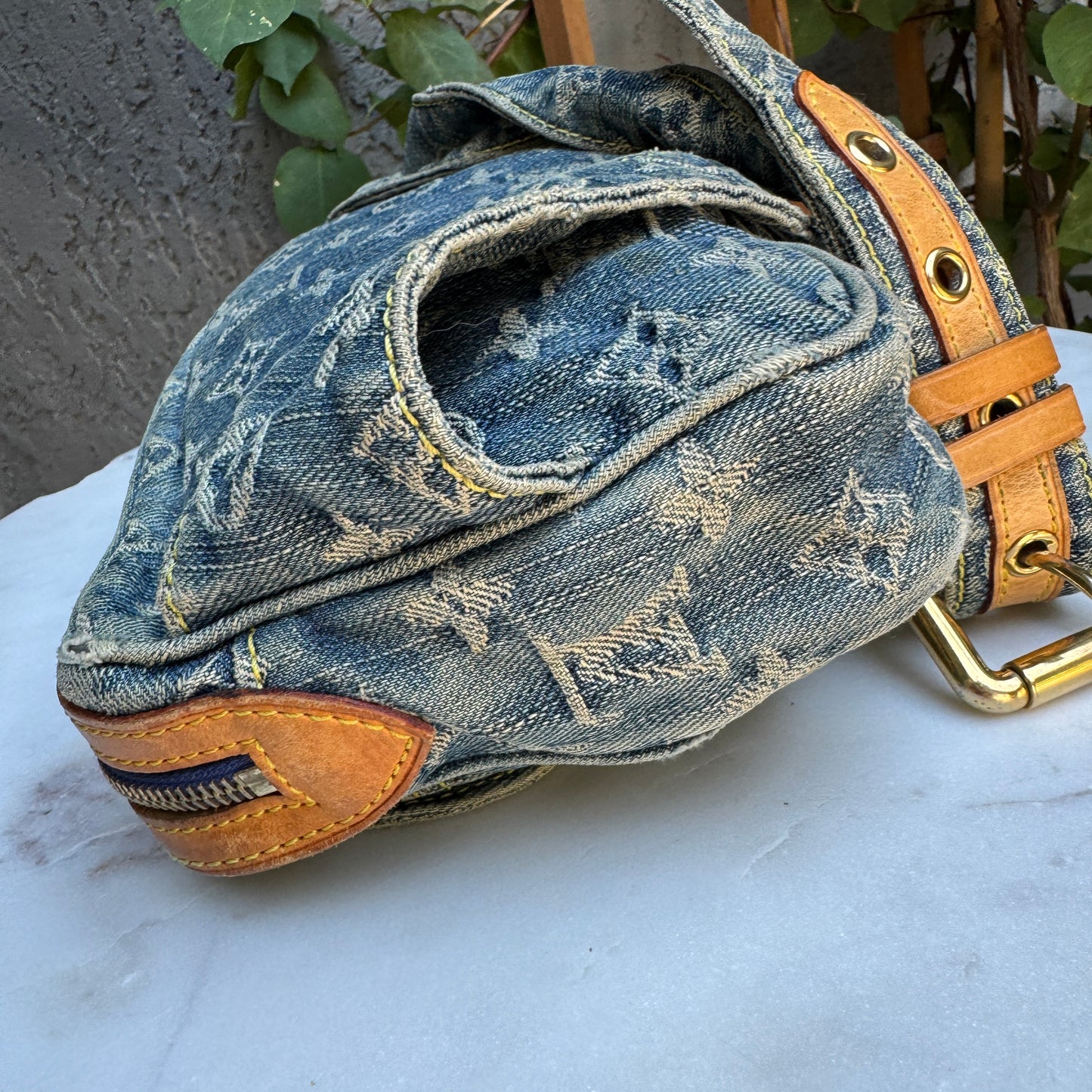 Louis Vuitton Monogram Denim Vintage Bumbag