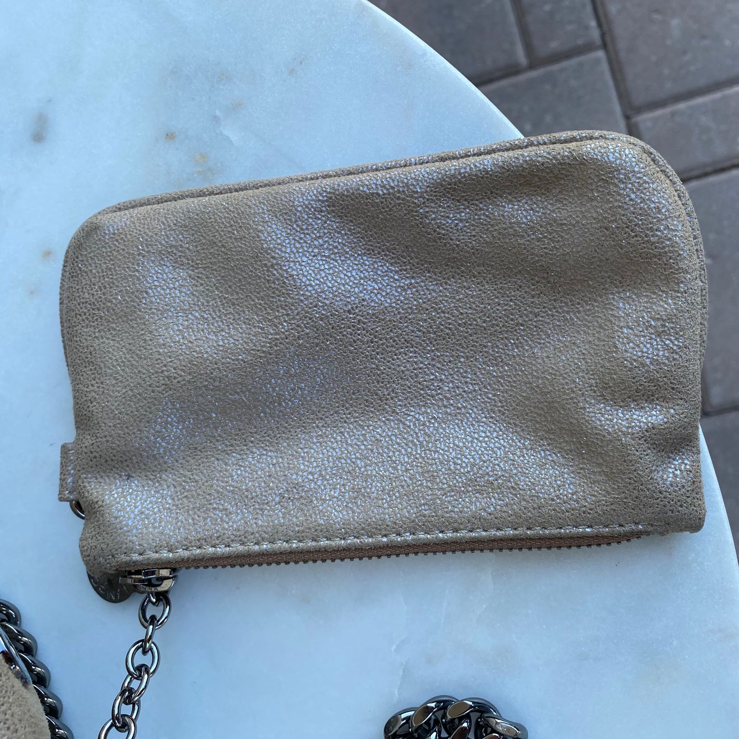 Stella McCartney Shaggy Deer Large Falabella with Pouch