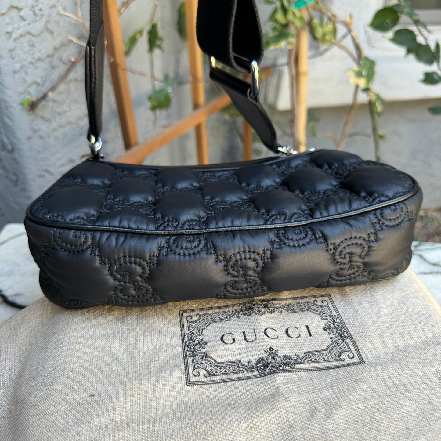 Gucci Matelasse Nylon GG Quilted Crossbody