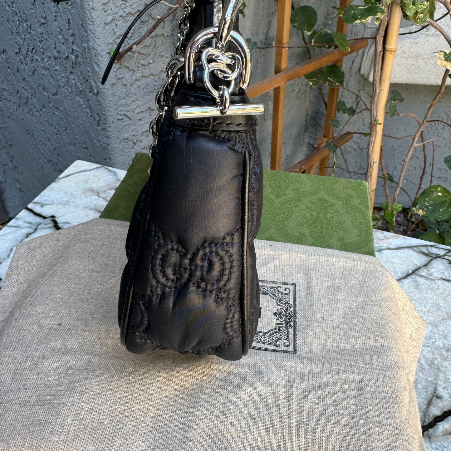 Gucci Matelasse Nylon GG Quilted Crossbody