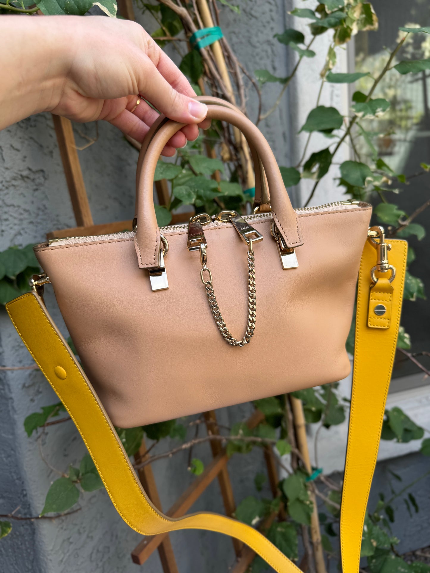 Chloé Mini Baylee Leather Tote
