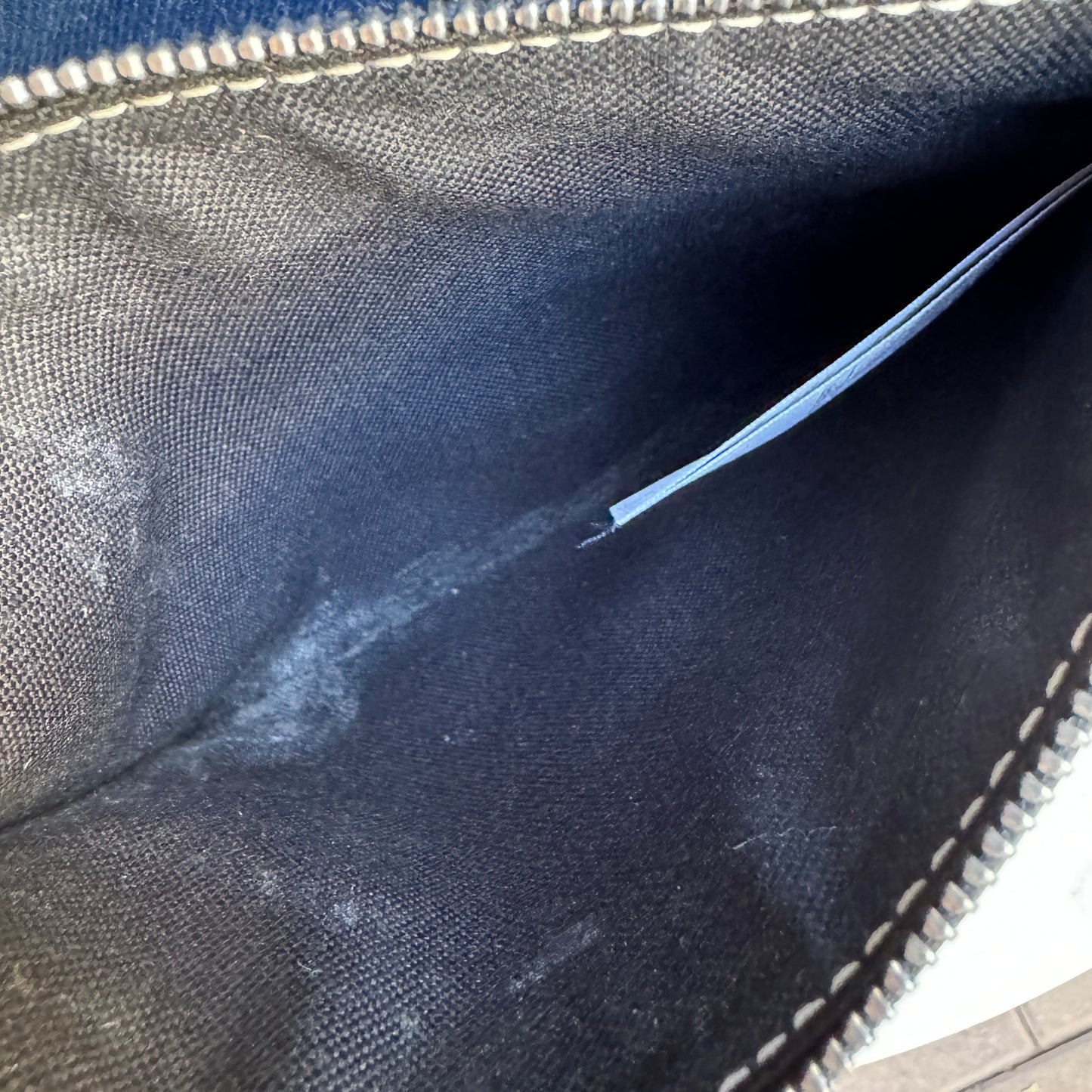 Burberry Blue Beach Denim Tote