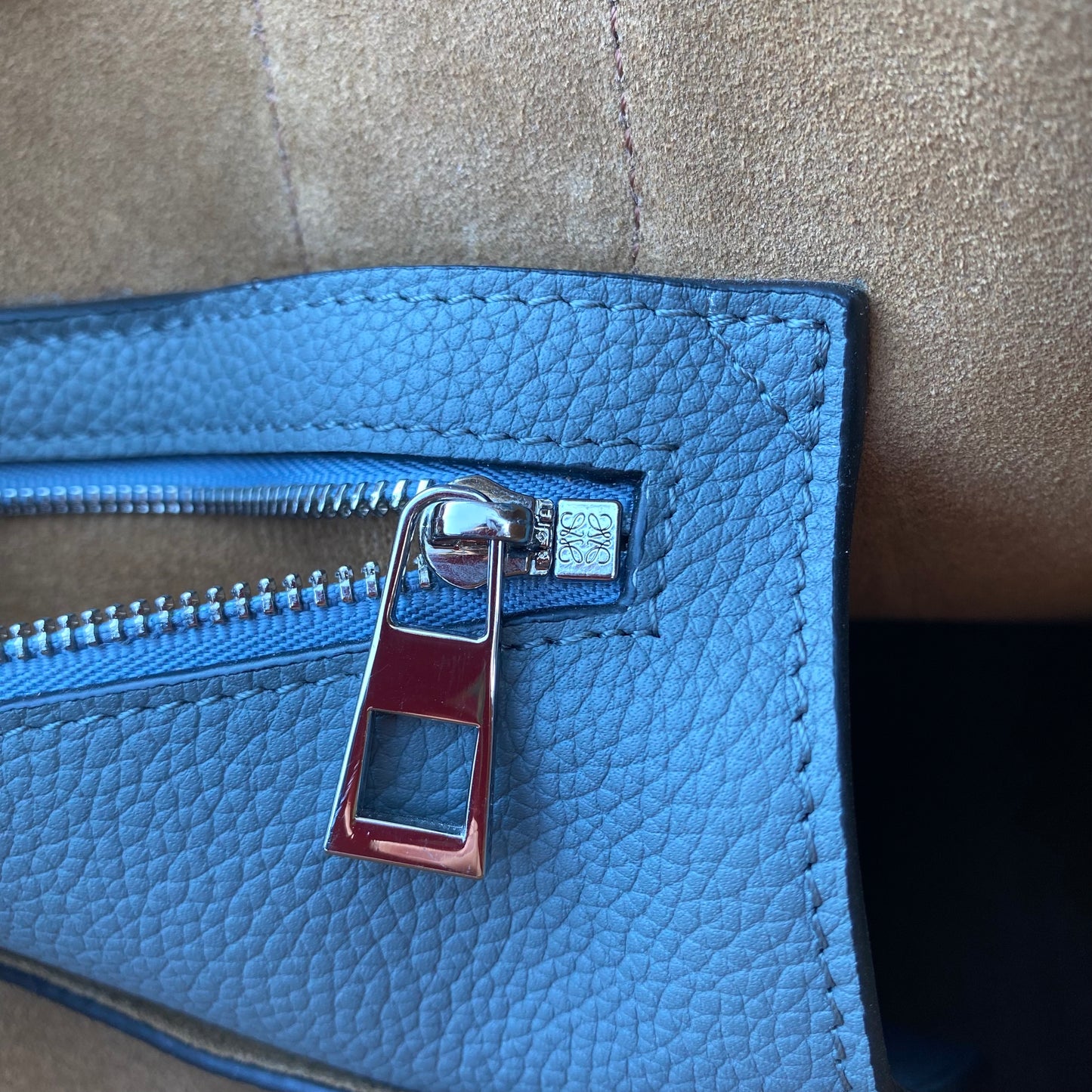 Loewe Soft Grained Calfskin Buckle Tote