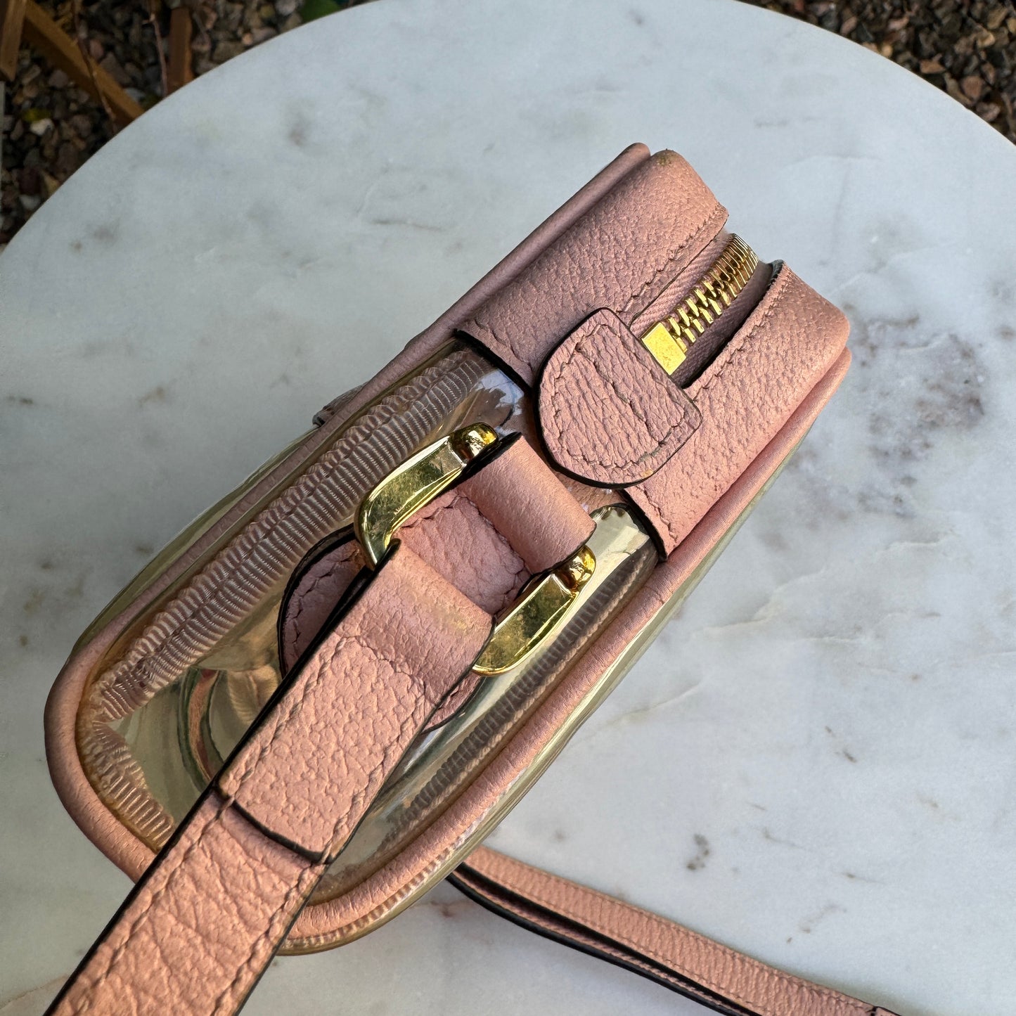 Gucci Vinyl Web Mini Ophidia Crossbody