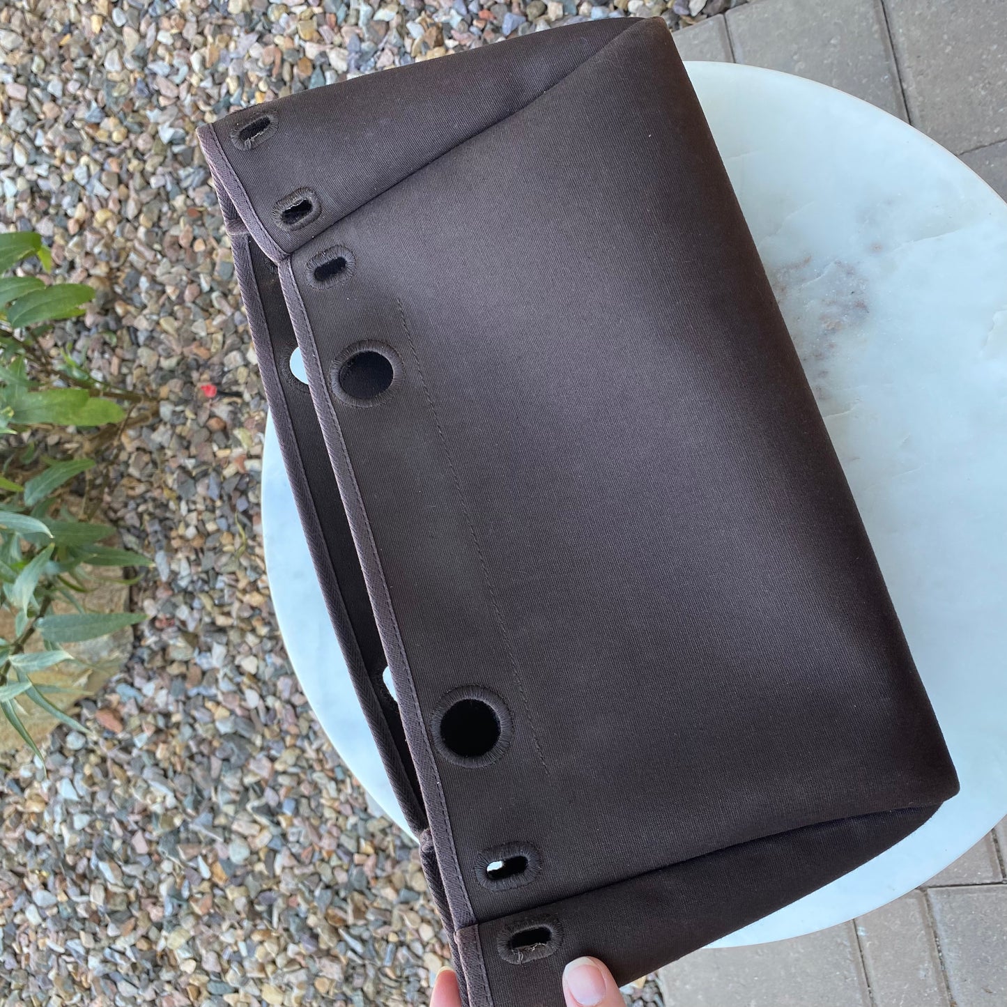 Hermès Herbag Toile Cabas PM Shoulder Bag