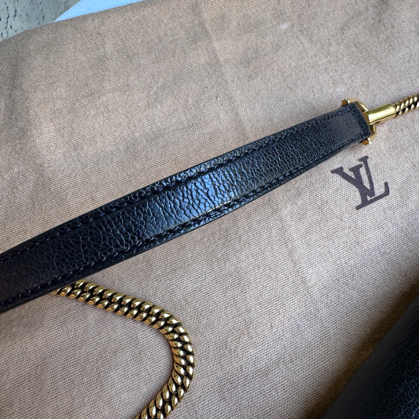 Louis Vuitton Avant Garde Leather Pochette Shoulder Bag