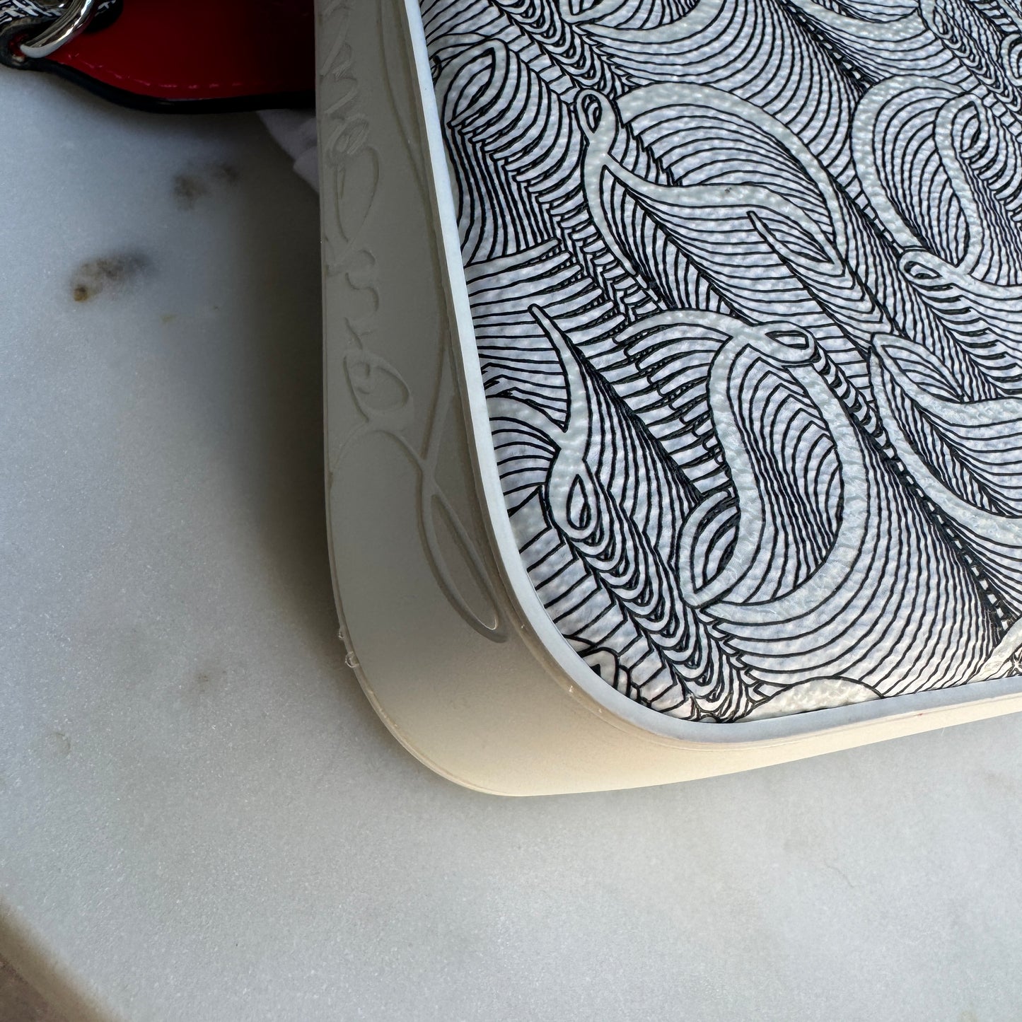 Christian Louboutin Loubila Hybrid Monogram Pouch Crossbody