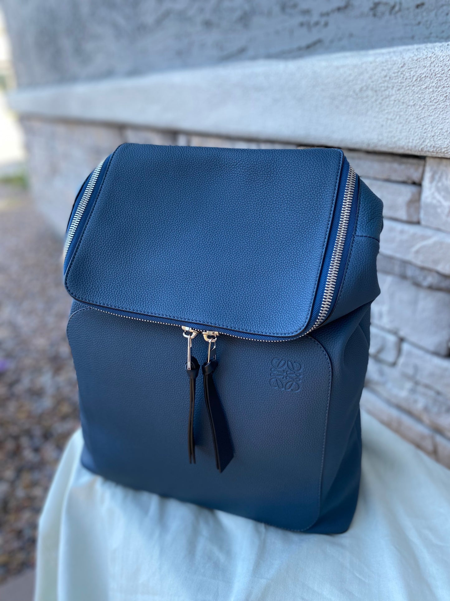 Loewe Goya Leather Backpack