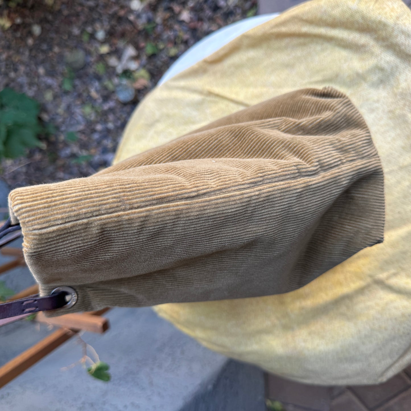 Fendi Vintage Corduroy Tote