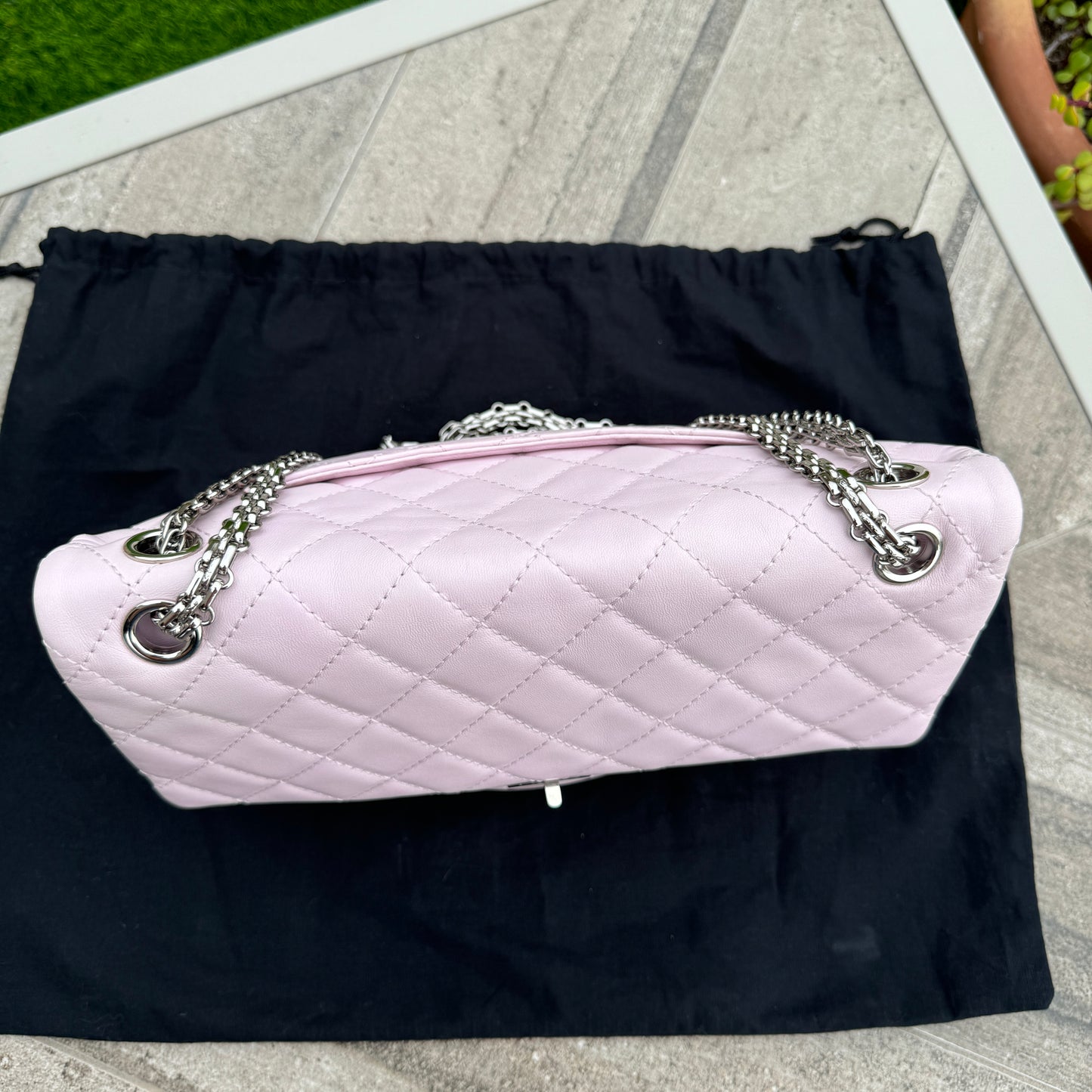 Chanel Reissue 226 Double Flap Calfskin Shoulder Bag