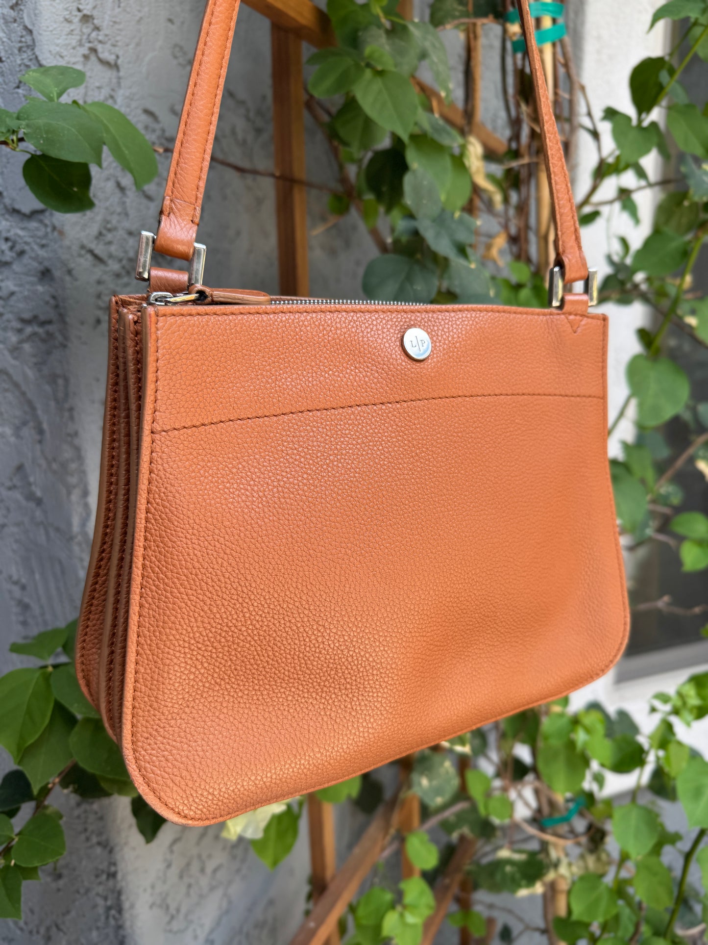 Loro Piana Milky Way Odessa Leather Crossbody