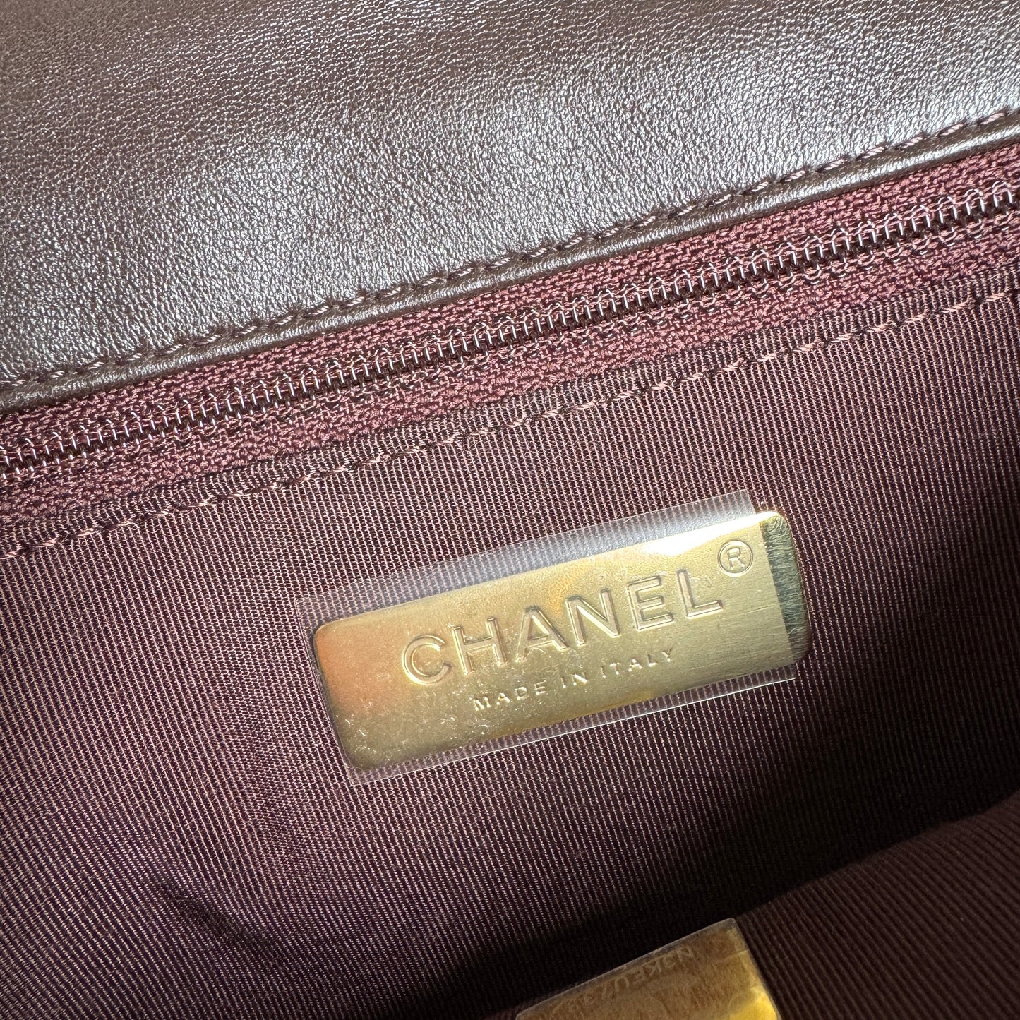 Chanel Medium 19 Shiny Lambskin Quilted Flap Crossbody