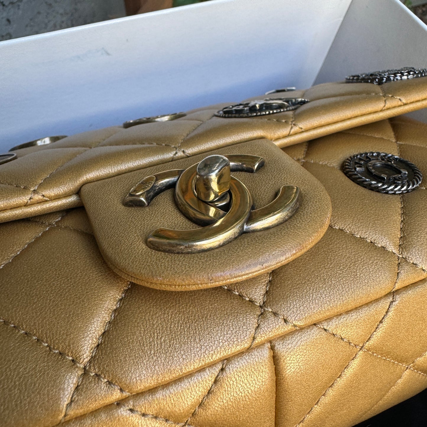 Chanel Limited Edition Paris-Dubai Medallions Single Flap Bag