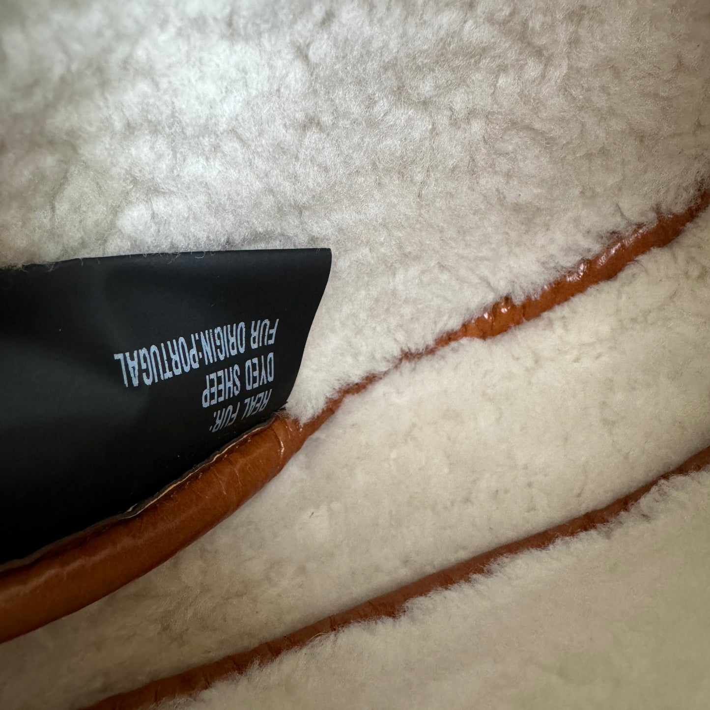 Prada Arqué Small Shearling Shoulder Bag