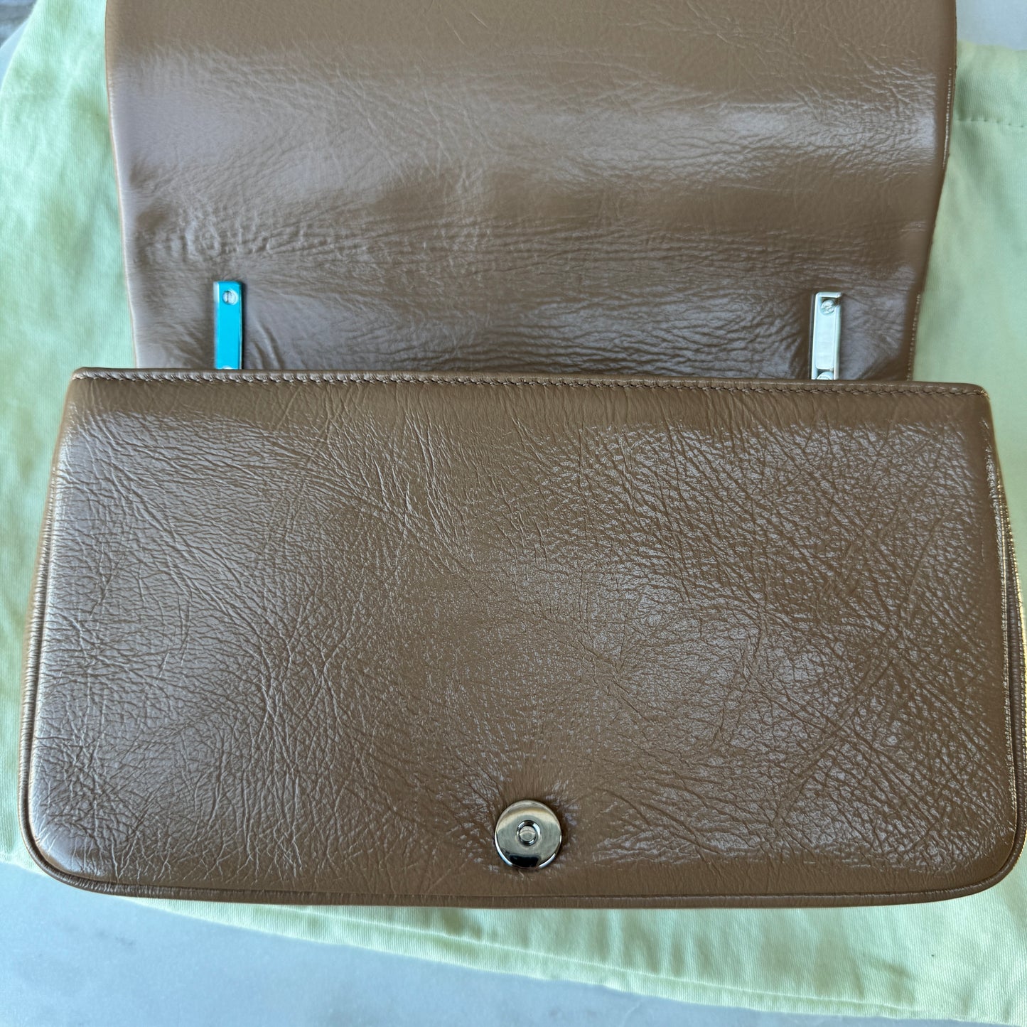 Burberry Lola Small Patent Leather Resin Shoulder Bag